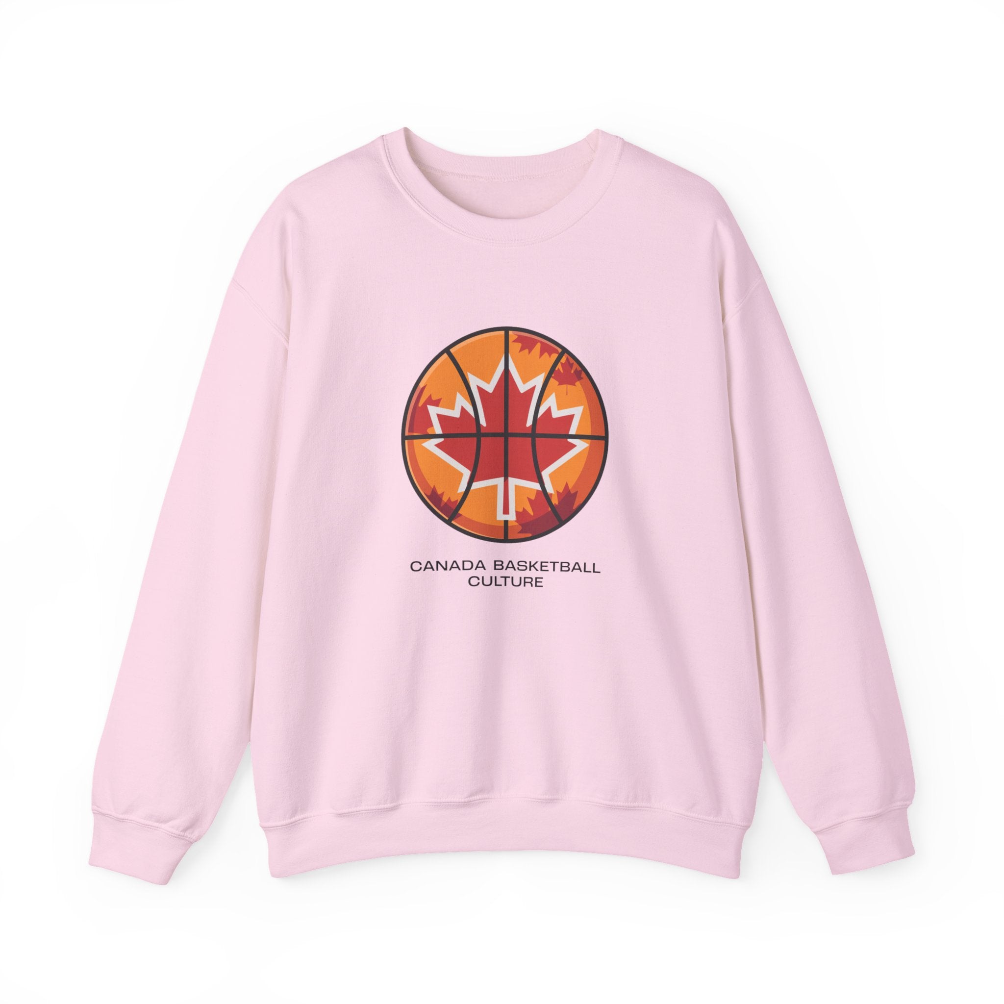 Canada Basketball Culture Sweatshirt — Maple Leaf Basketball Crewneck