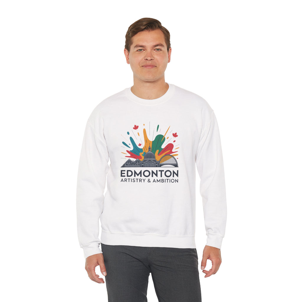 Edmonton Artistry & Ambition Crewneck Sweatshirt — City Arts Graphic Pullover