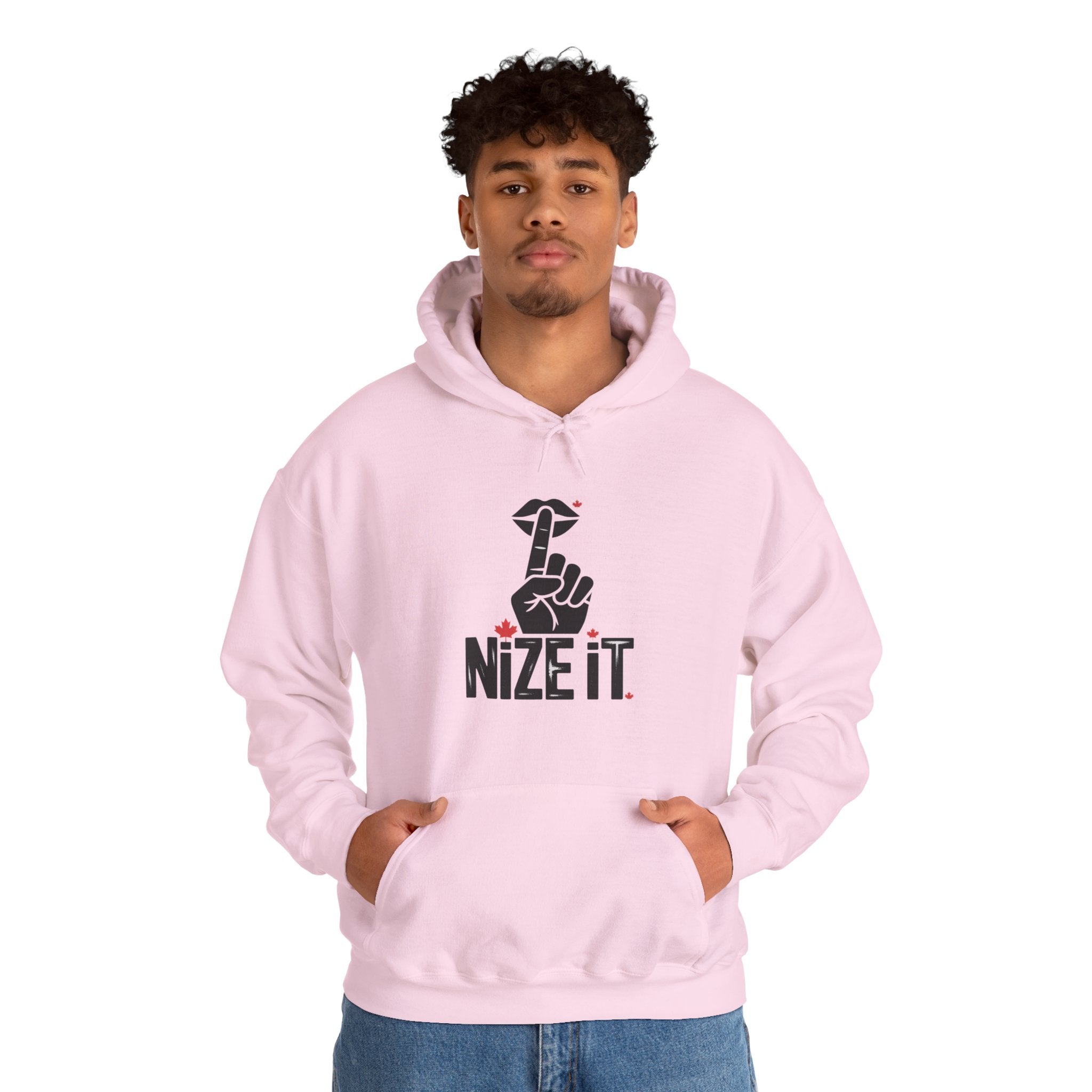 'NiZe iT' Peace Hand Graphic Pullover Hoodie