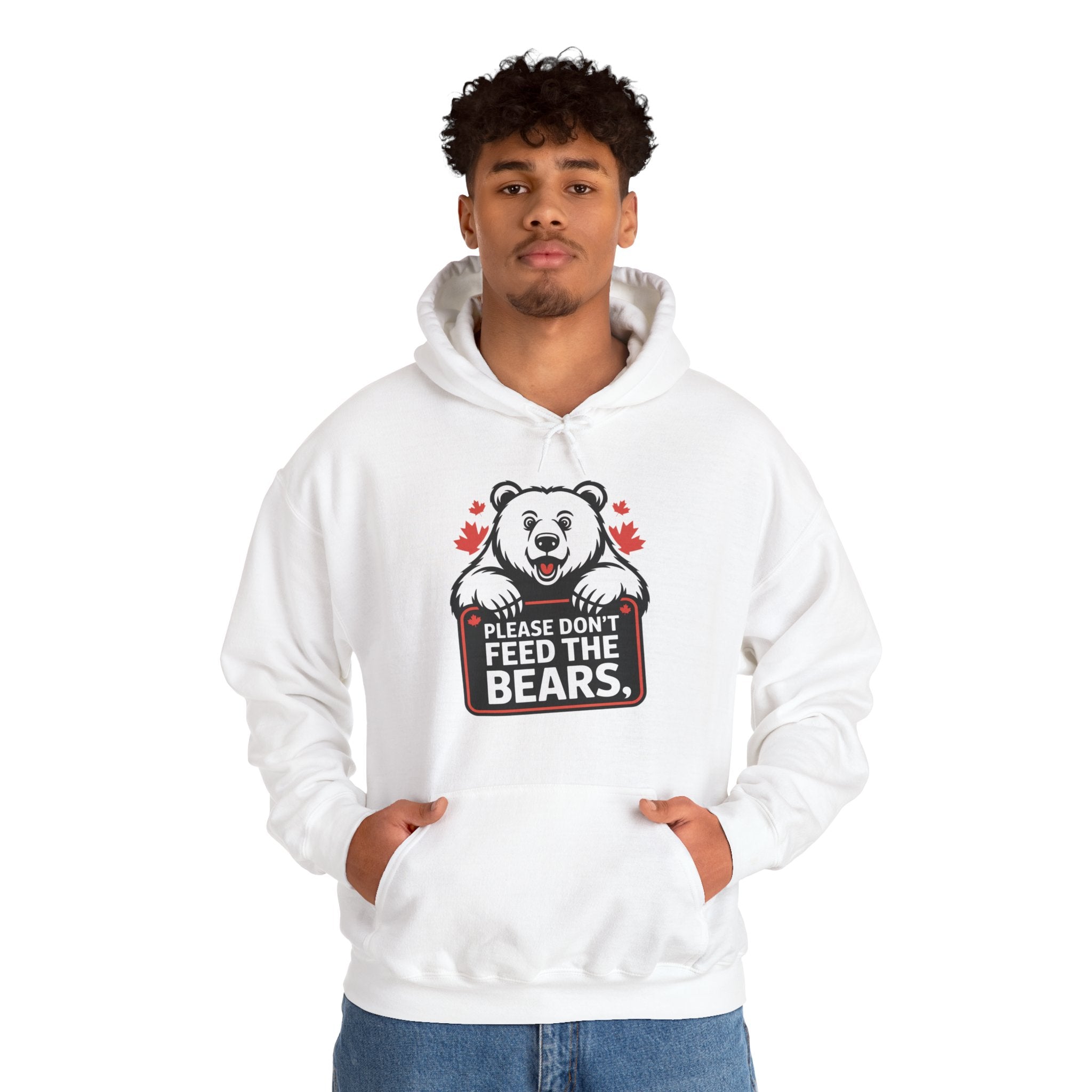 Please Don't Feed the Bears Hoodie — Funny Wildlife Safety Sweatshirt