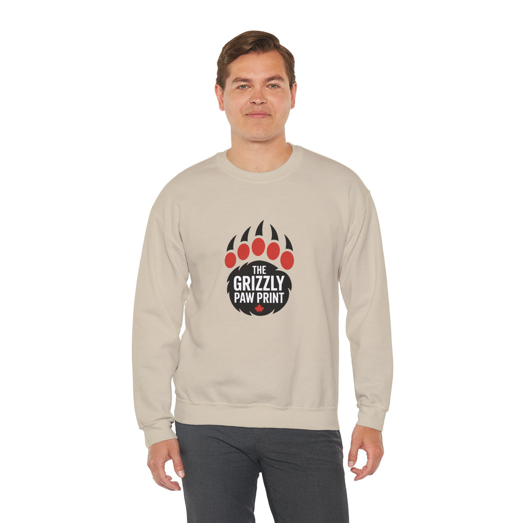 The Grizzly Paw Print Logo Crewneck - Sweatshirt