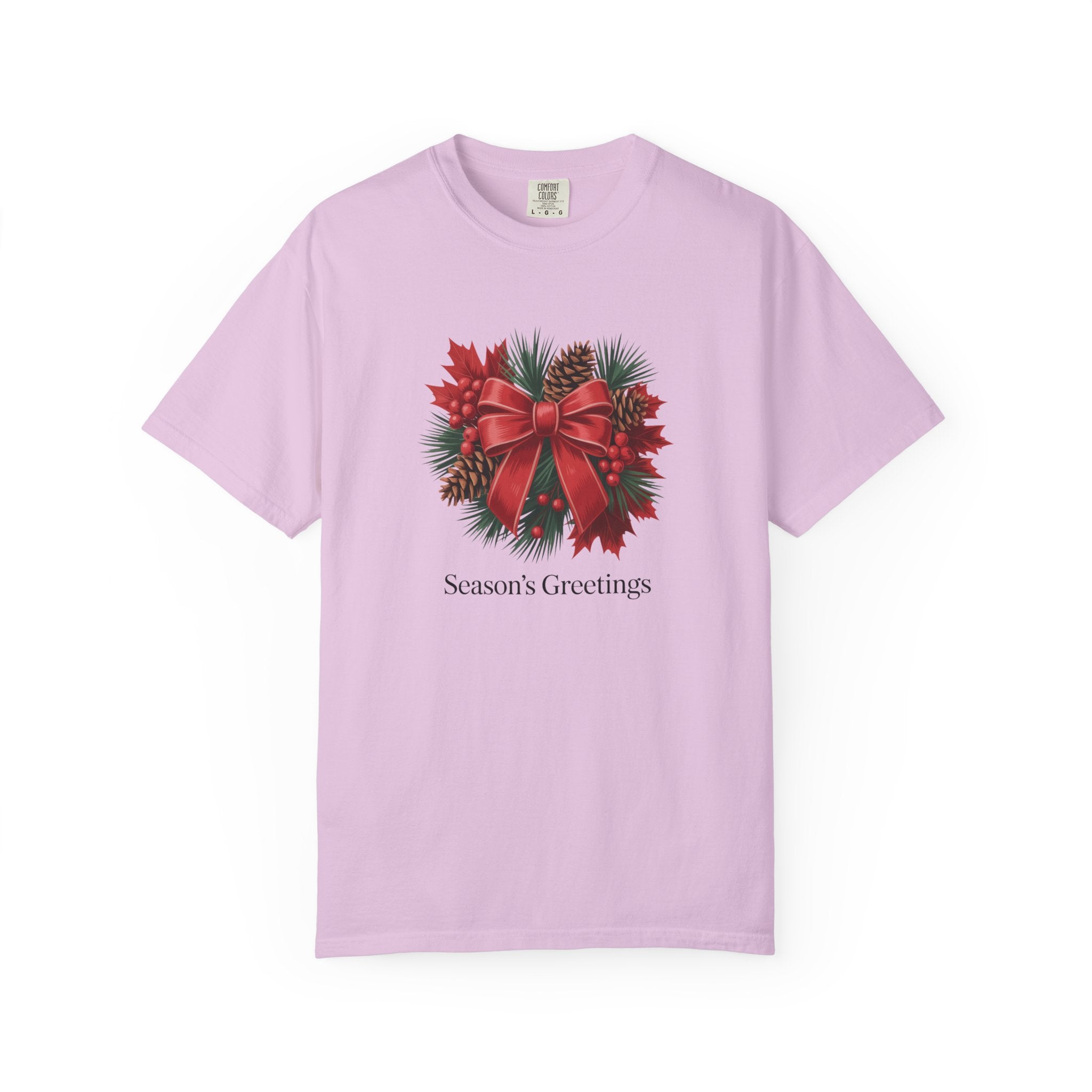 Season's Greetings Christmas Wreath T-Shirt