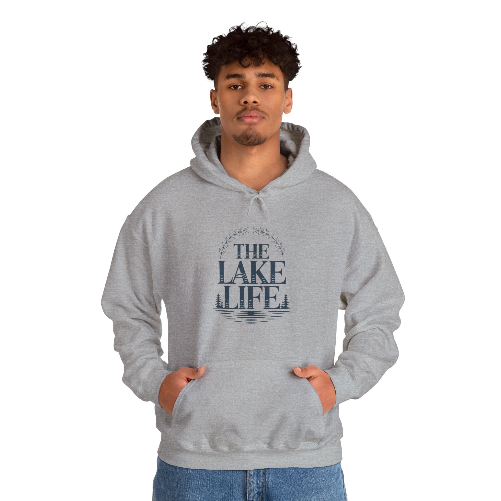 Lake Life Hoodie — "The Lake Life" Cozy Outdoor Cabin Hoodie