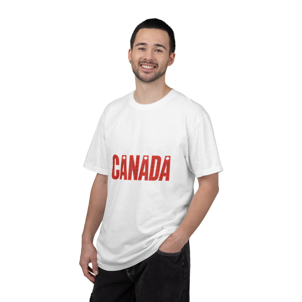 Canada Vintage-Style Graphic T-Shirt — Distressed Maple Lettering