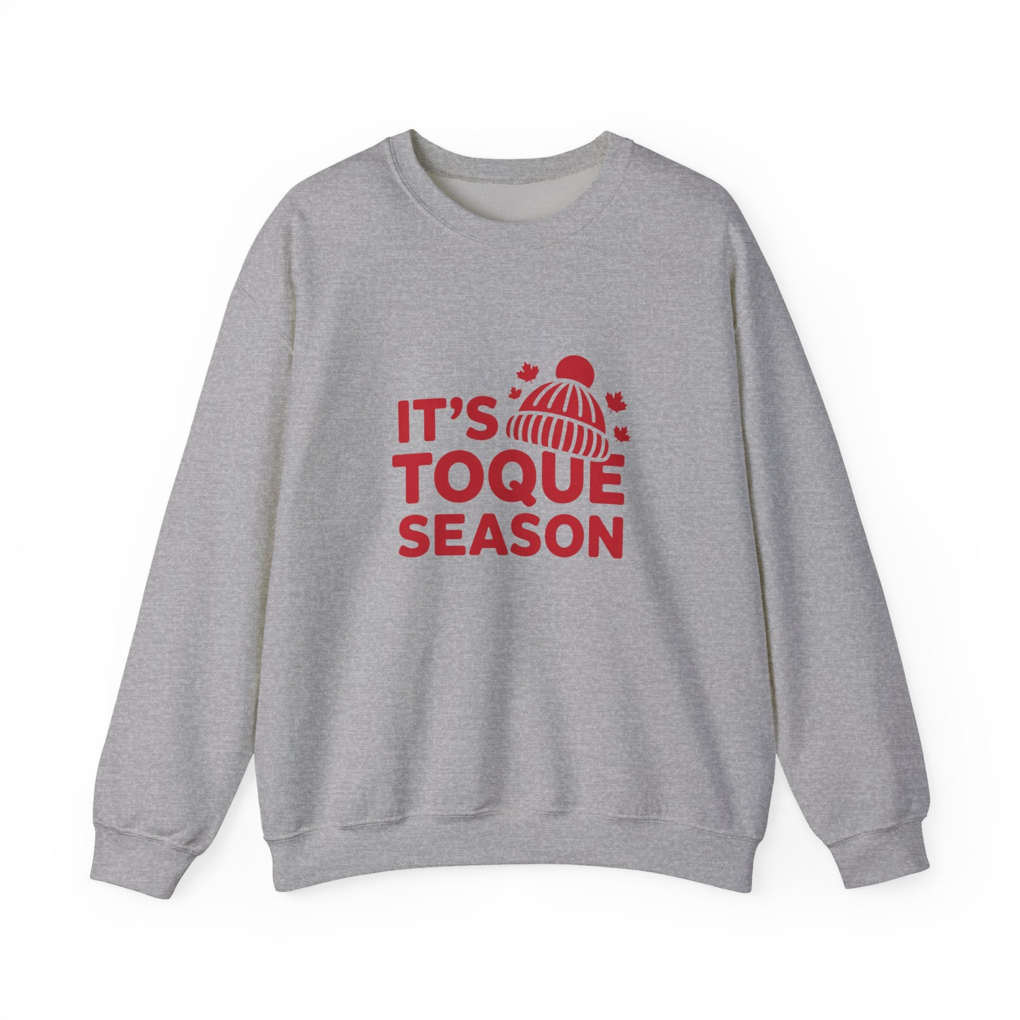 "It's Toque Season" Cozy Winter Crewneck Sweatshirt