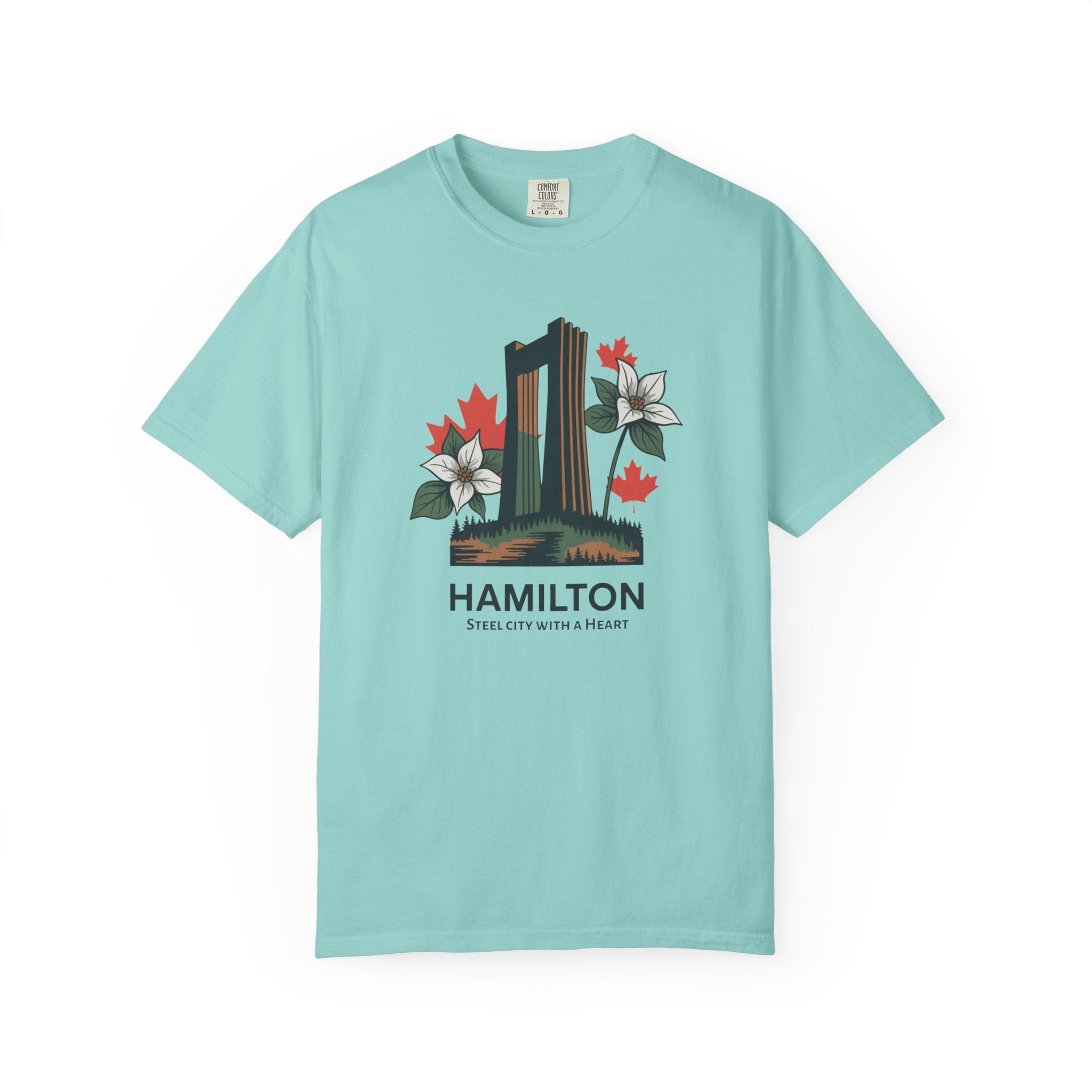 Hamilton Landmark Tee — 'Steel City with a Heart' Graphic T-Shirt