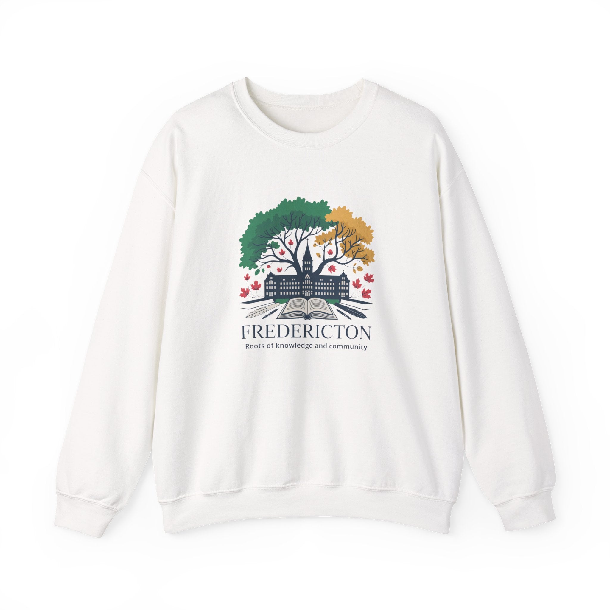 Fredericton Autumn Tree Crewneck Sweatshirt