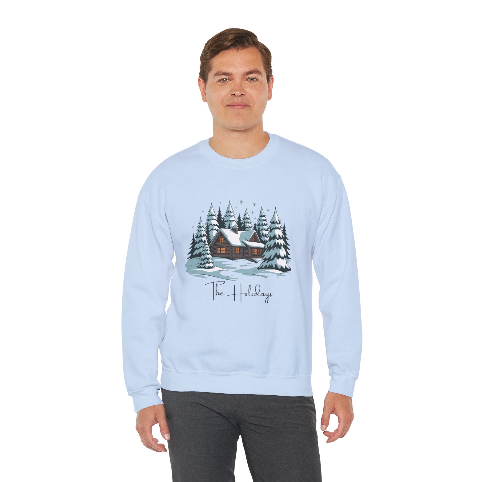 Holiday Cabin Sweatshirt — The Holidays Winter Crewneck