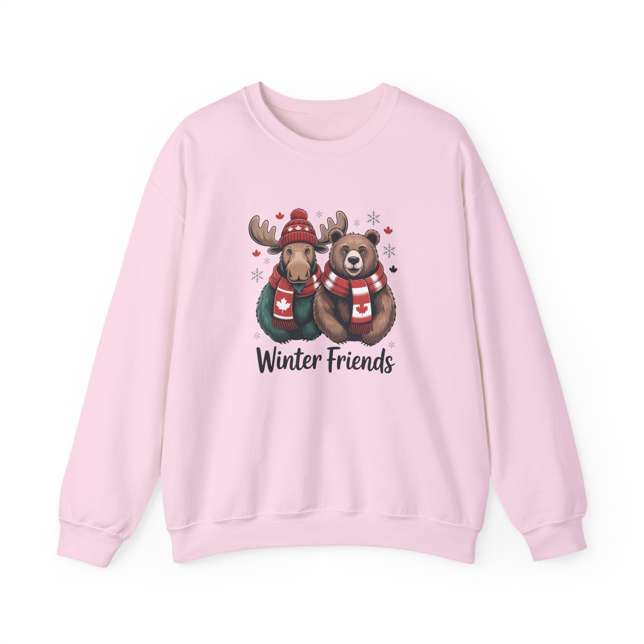 Winter Friends Crewneck Sweatshirt — Moose & Bear Holiday Pullover