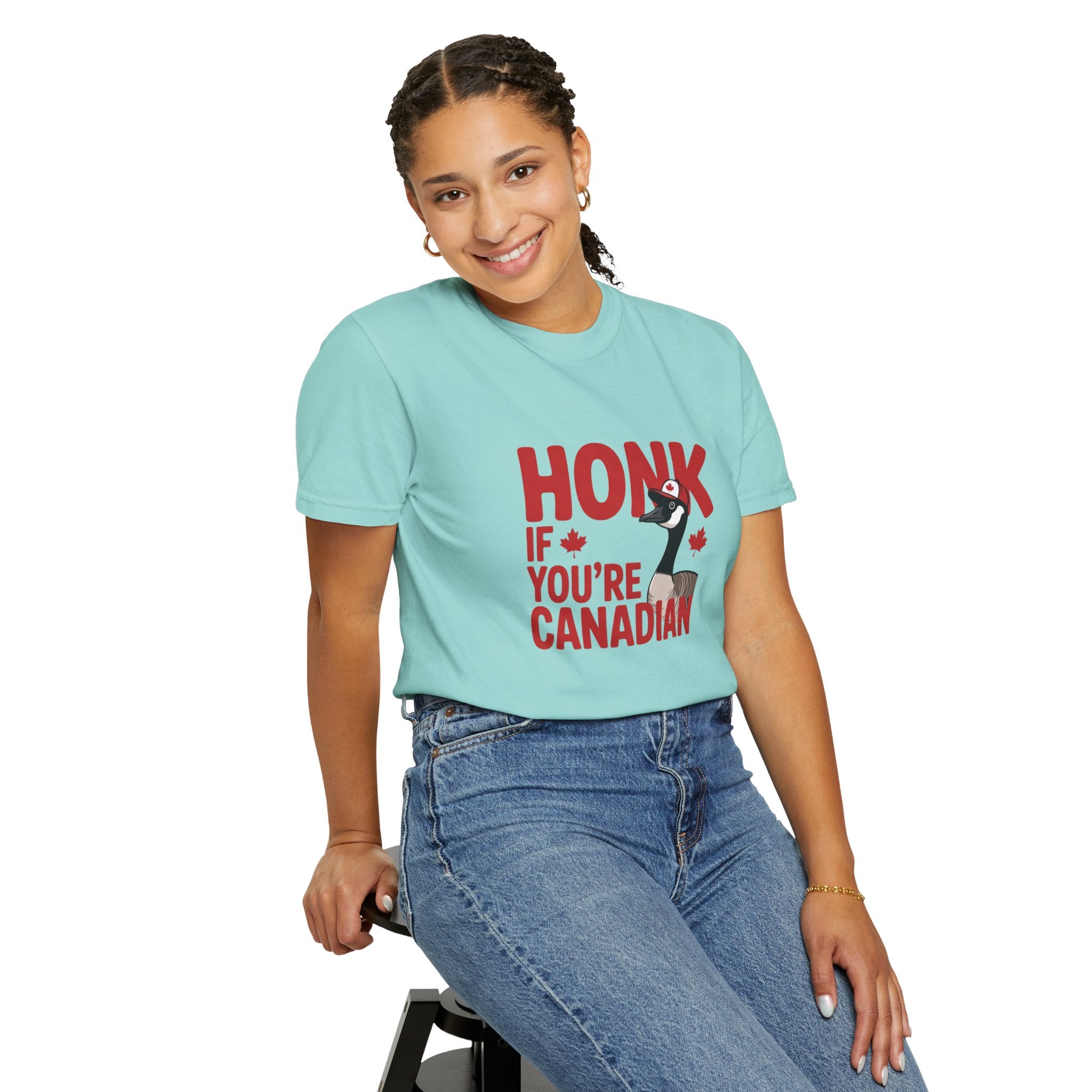 Honk If You’re Canadian T-Shirt — Funny Canada Goose Pride Tee