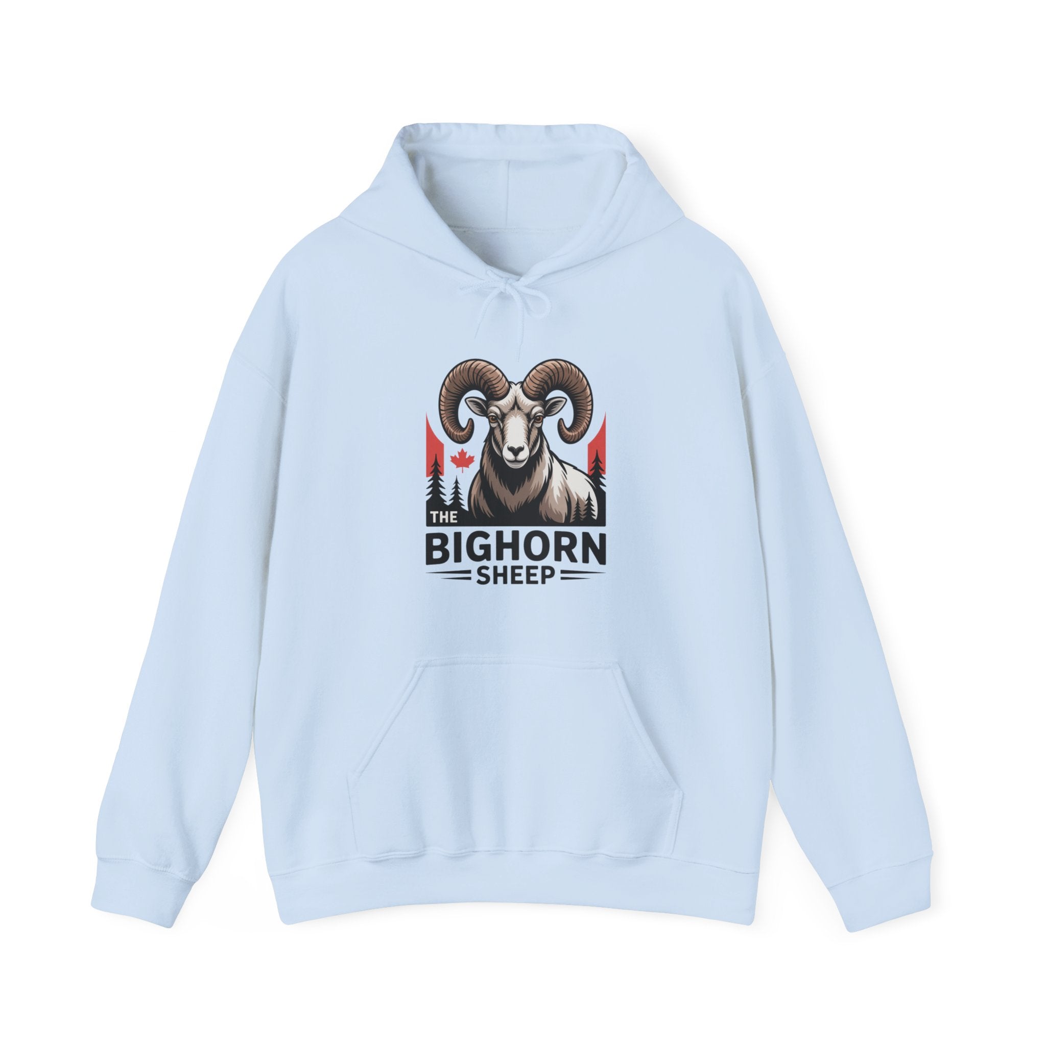Bighorn Sheep Hoodie — Vintage Mountain Ram Graphic Pullover