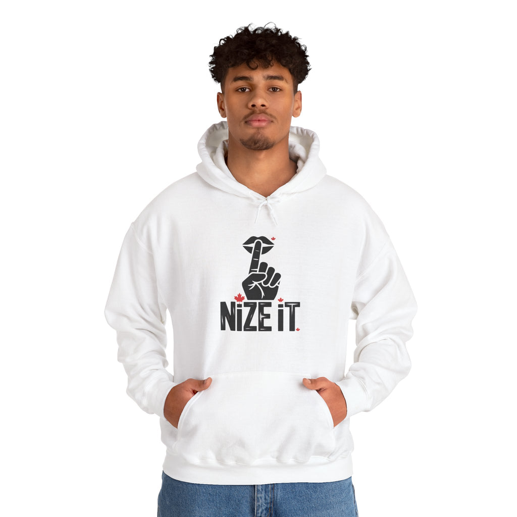 'NiZe iT' Peace Hand Graphic Pullover Hoodie