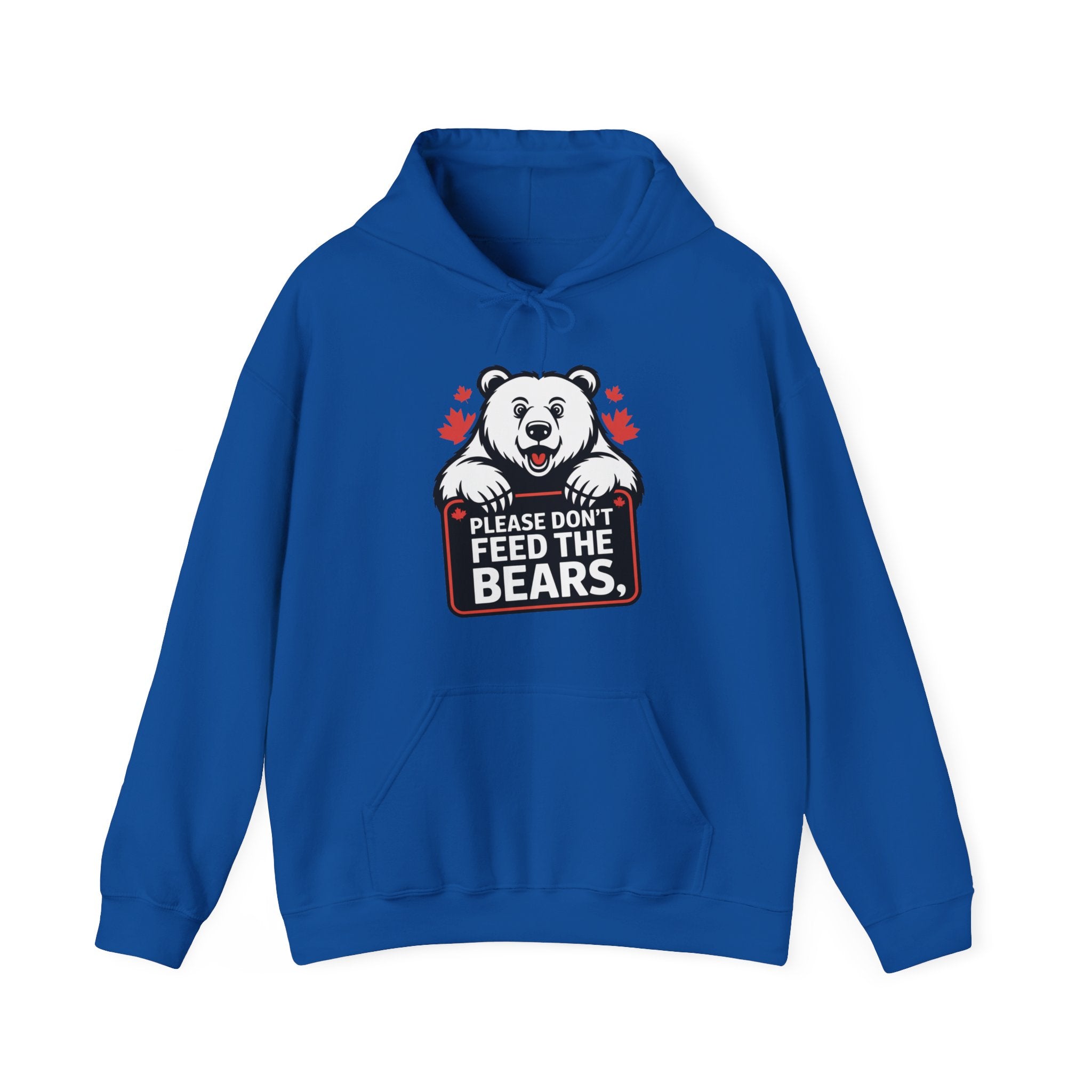 Please Don't Feed the Bears Hoodie — Funny Wildlife Safety Sweatshirt