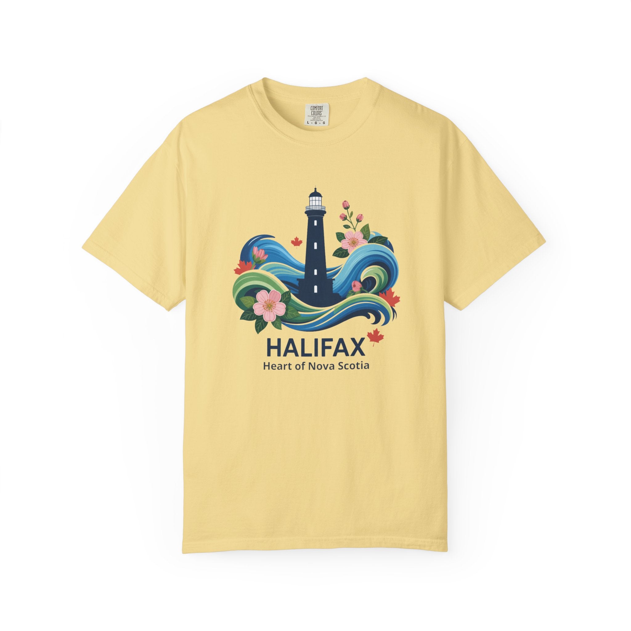 Halifax Lighthouse Graphic T-Shirt — Coastal Nova Scotia Souvenir
