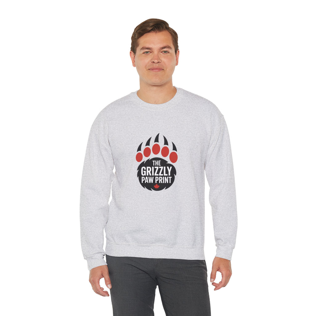 The Grizzly Paw Print Logo Crewneck - Sweatshirt