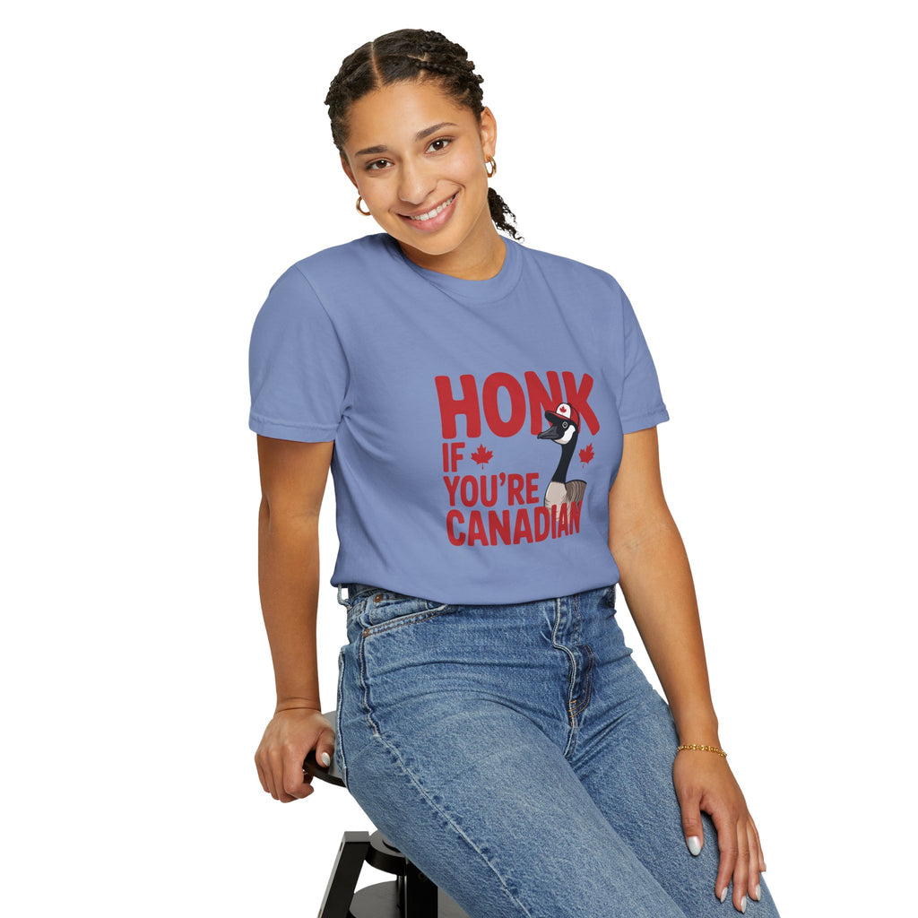 Honk If You’re Canadian T-Shirt — Funny Canada Goose Pride Tee