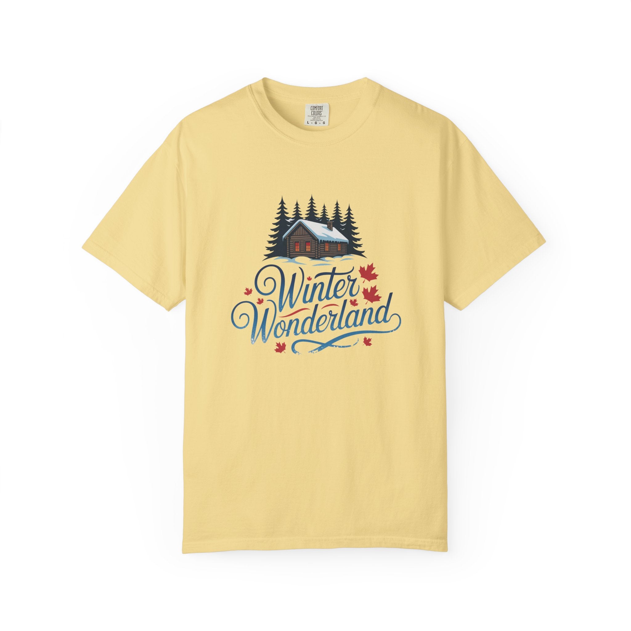 Winter Wonderland T-Shirt — Cabin & Pine Forest Holiday Tee