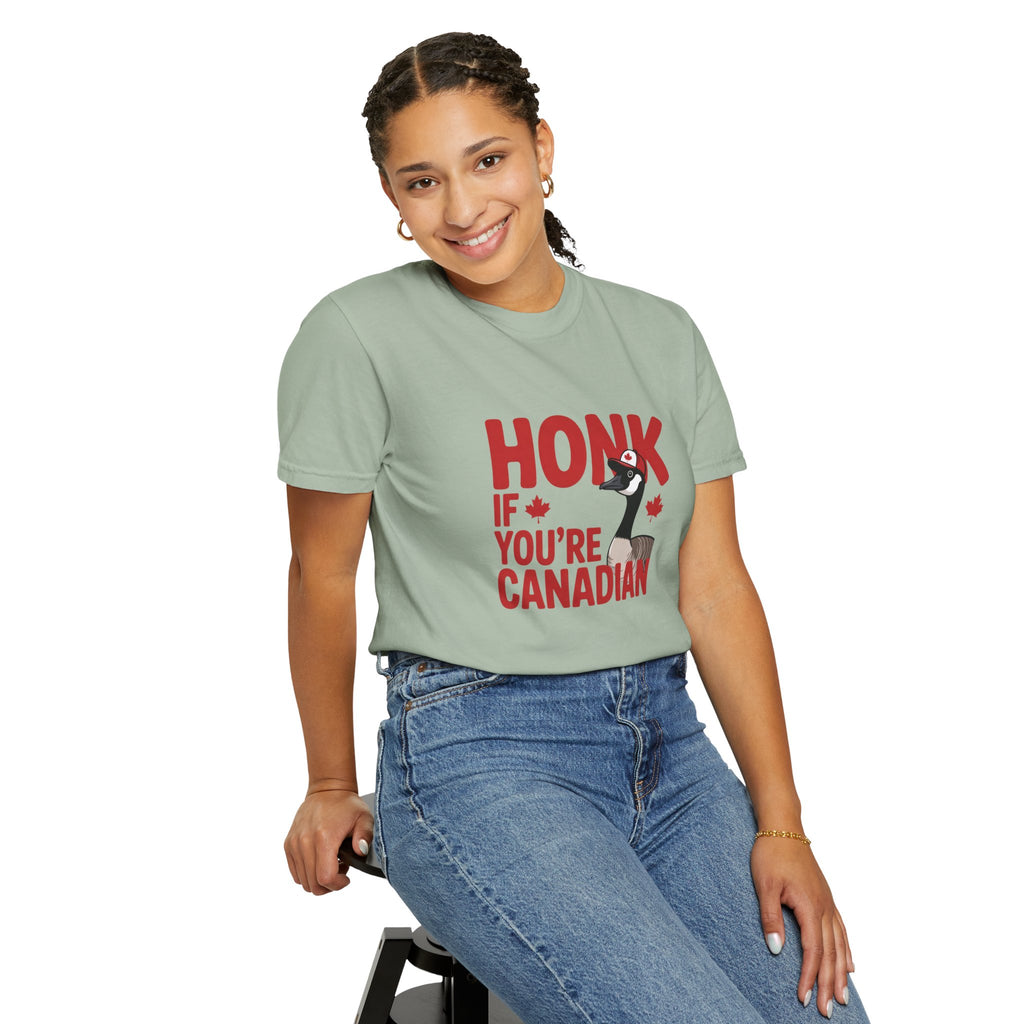 Honk If You’re Canadian T-Shirt — Funny Canada Goose Pride Tee
