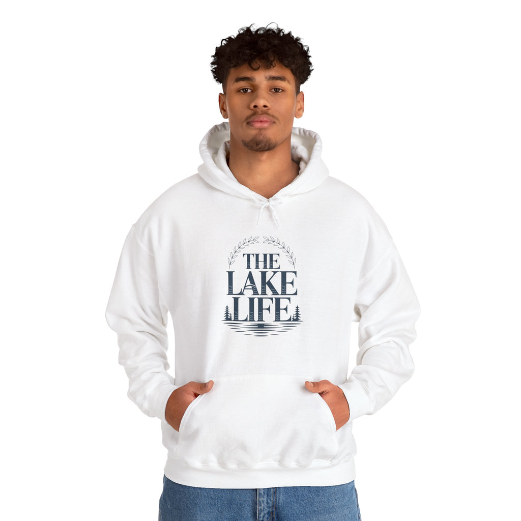 Lake Life Hoodie — "The Lake Life" Cozy Outdoor Cabin Hoodie