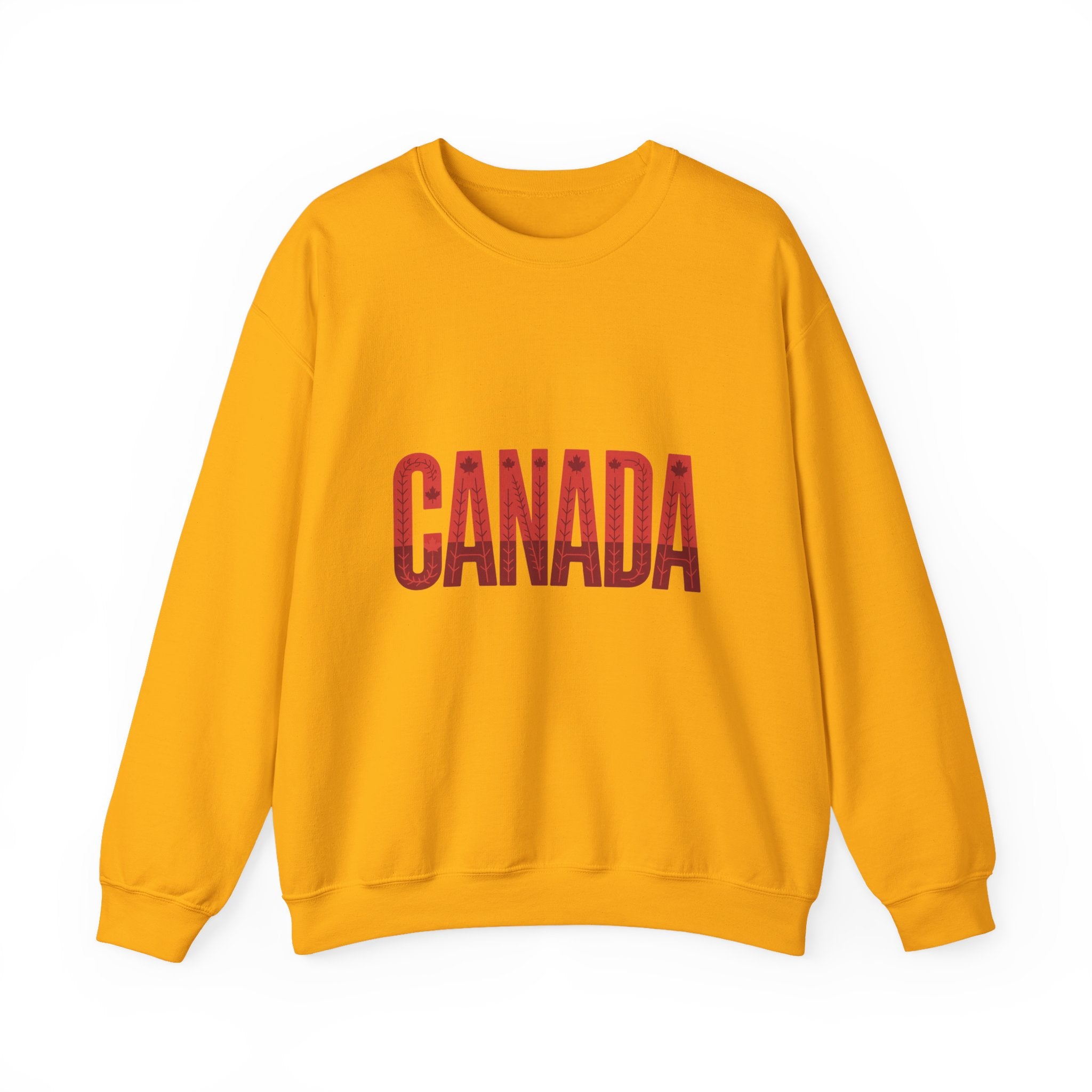 Canada Crewneck Sweatshirt – Bold Red Vintage Text