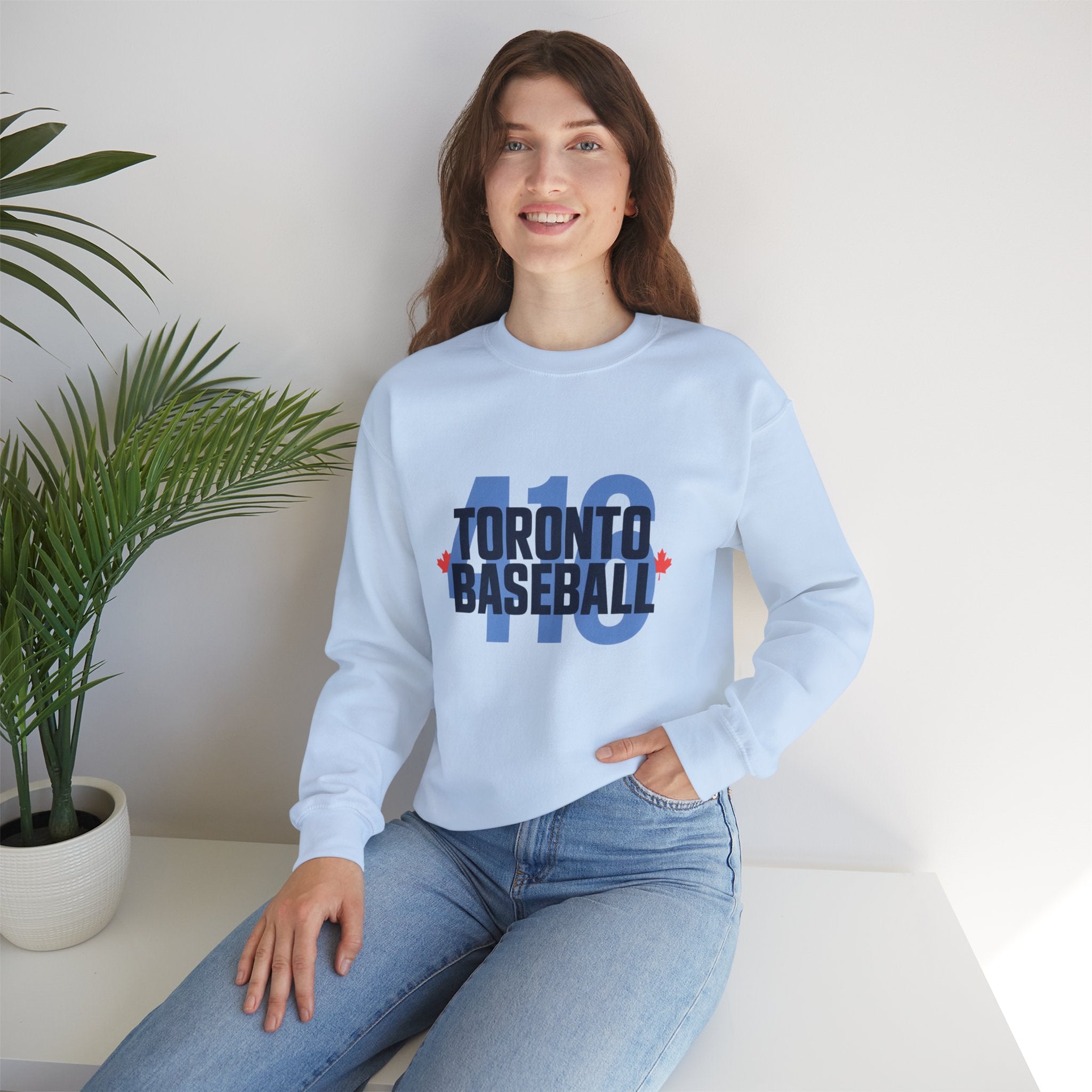 Toronto Baseball 416 Sweatshirt – Retro Toronto Blue Crewneck