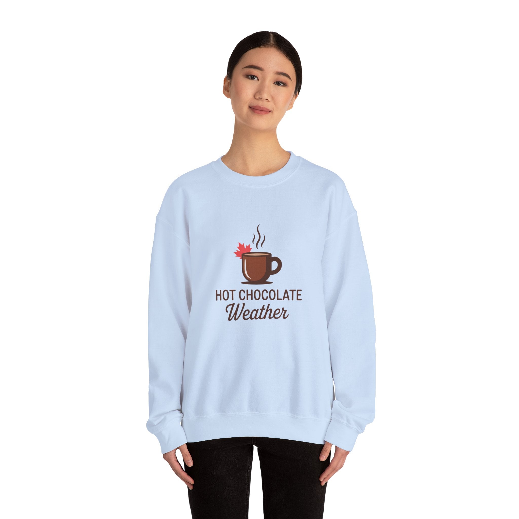 Hot Chocolate Weather Sweatshirt – Cozy Fall & Winter Crewneck