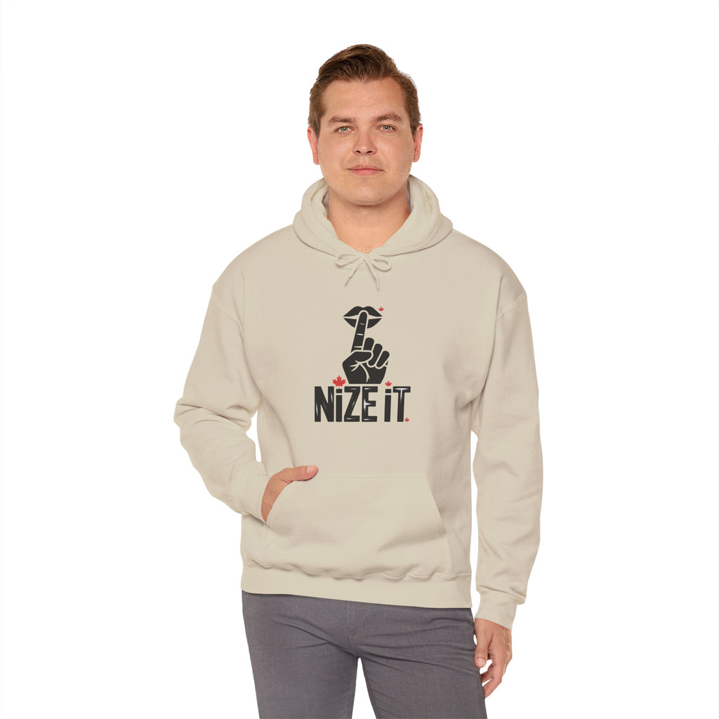 'NiZe iT' Peace Hand Graphic Pullover Hoodie