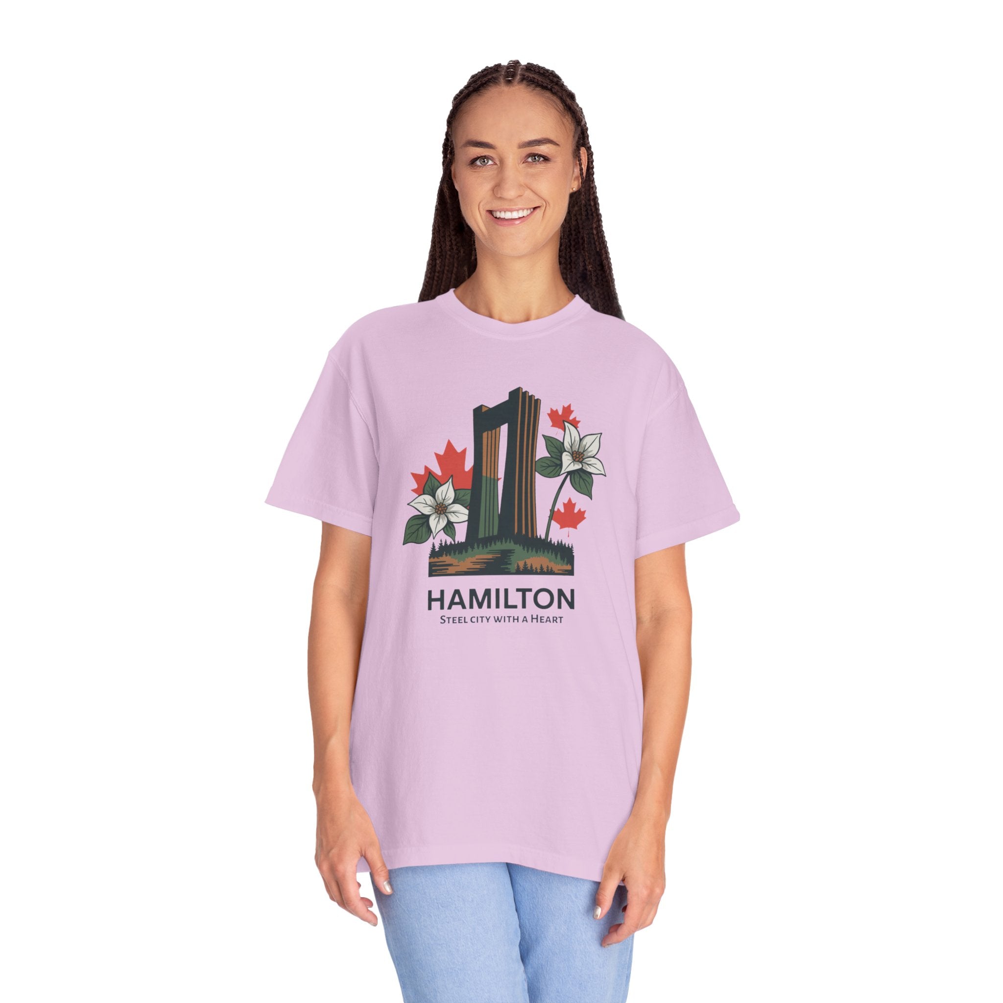 Hamilton Landmark Tee — 'Steel City with a Heart' Graphic T-Shirt