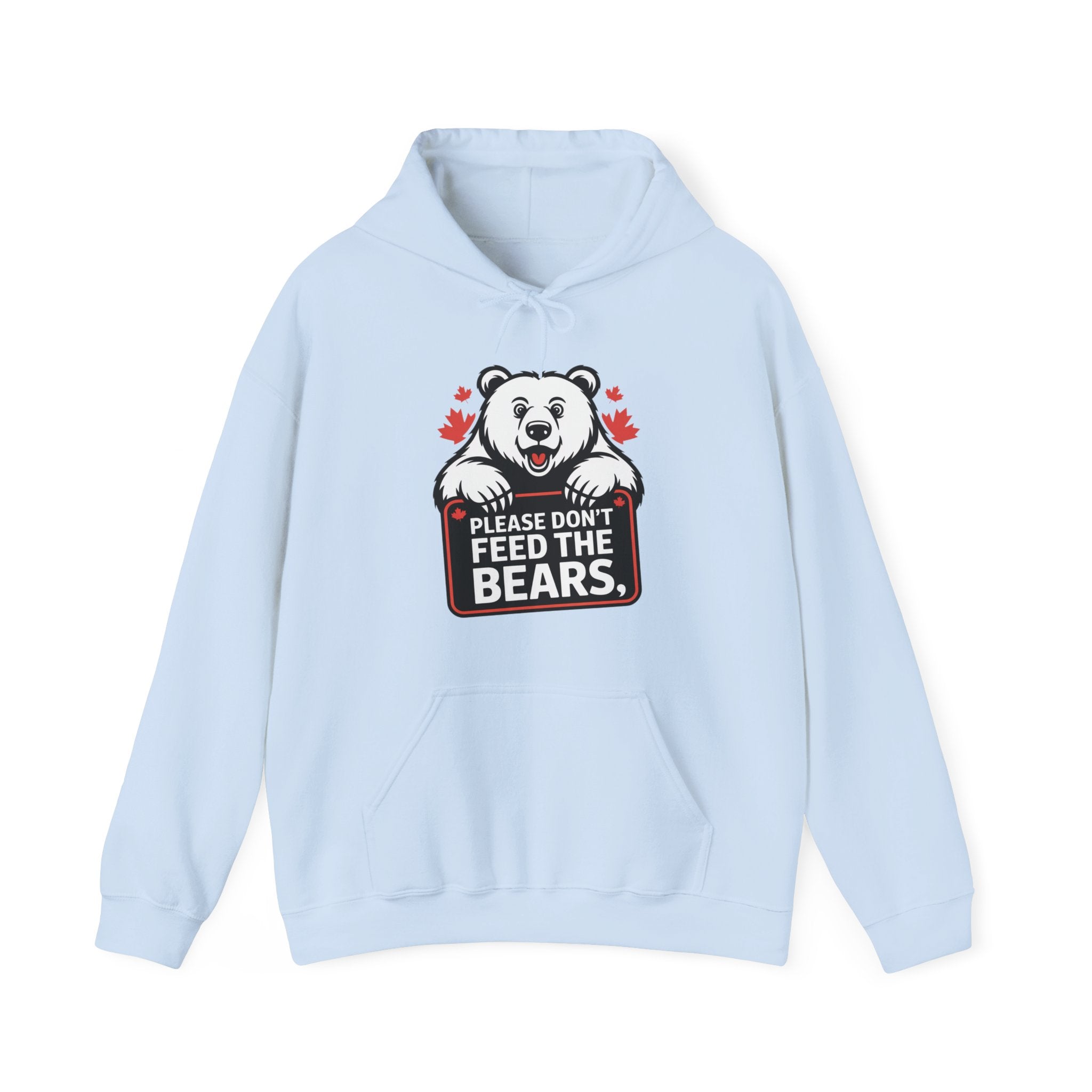 Please Don't Feed the Bears Hoodie — Funny Wildlife Safety Sweatshirt
