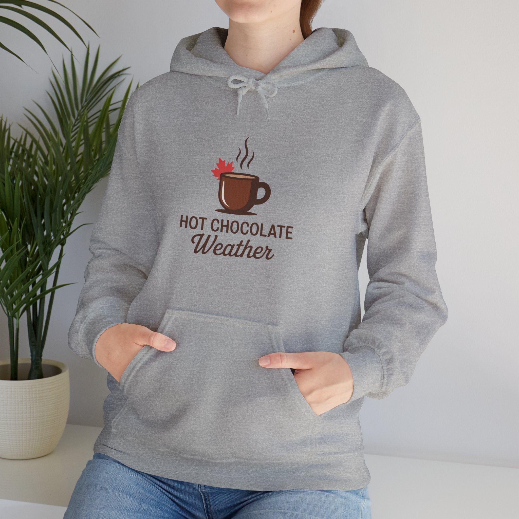 Hot Chocolate Weather Hoodie — Cozy Winter Cocoa Sweatshirt