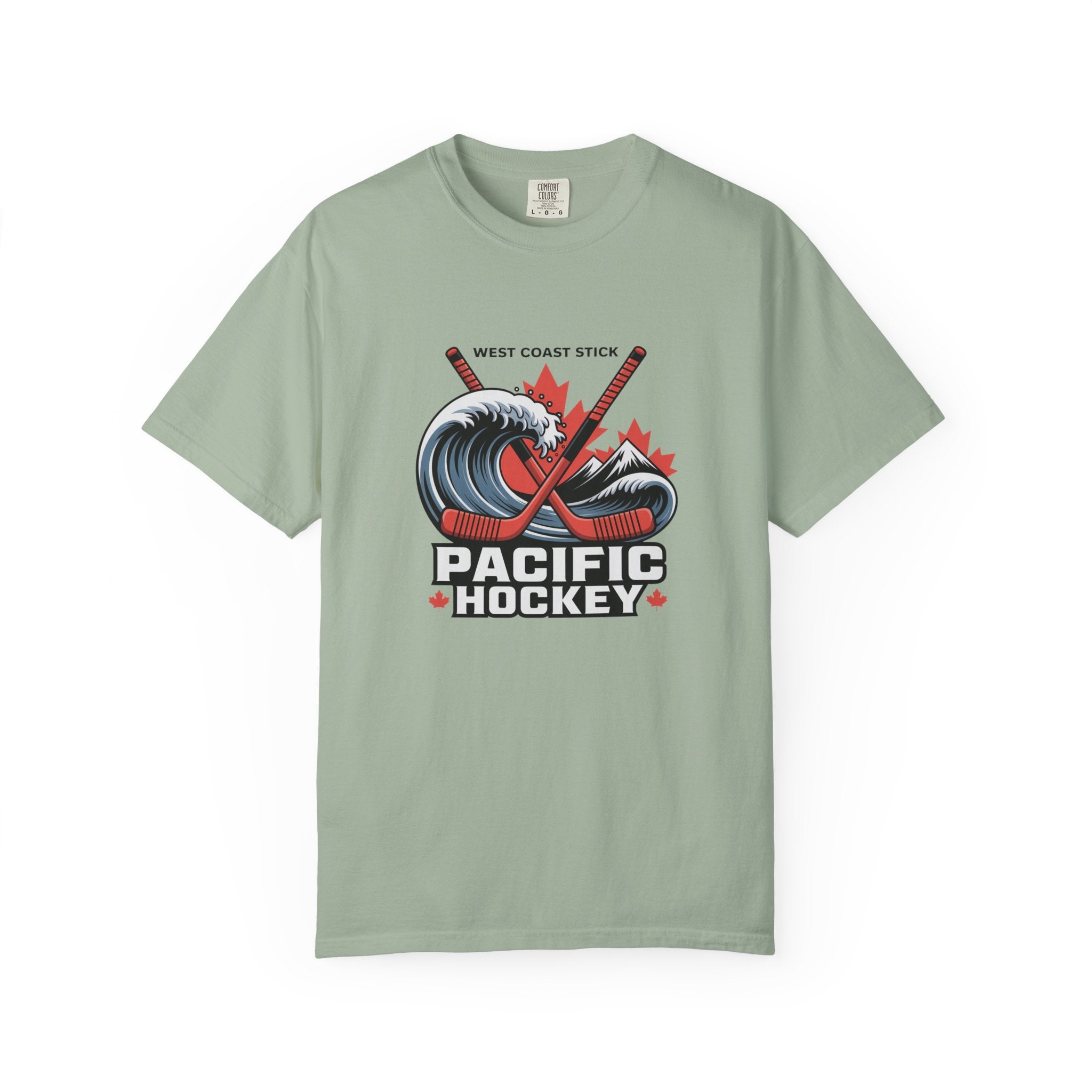 Pacific Hockey T‑Shirt — West Coast Wave & Maple Leafs Hockey Tee