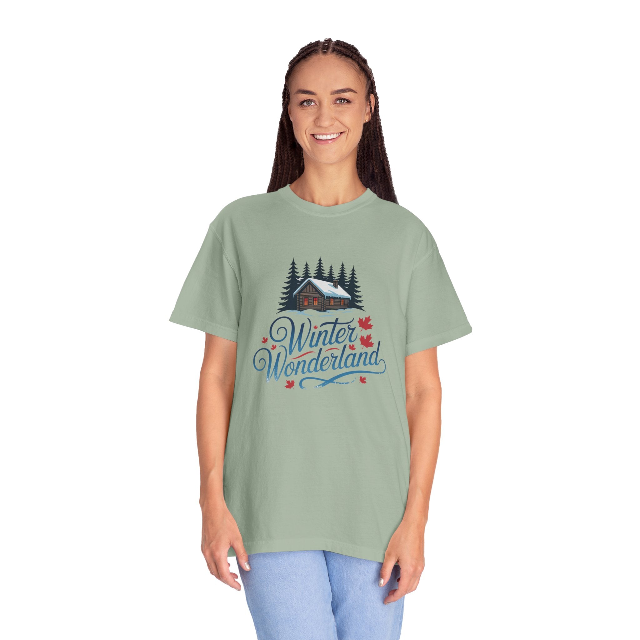 Winter Wonderland T-Shirt — Cabin & Pine Forest Holiday Tee