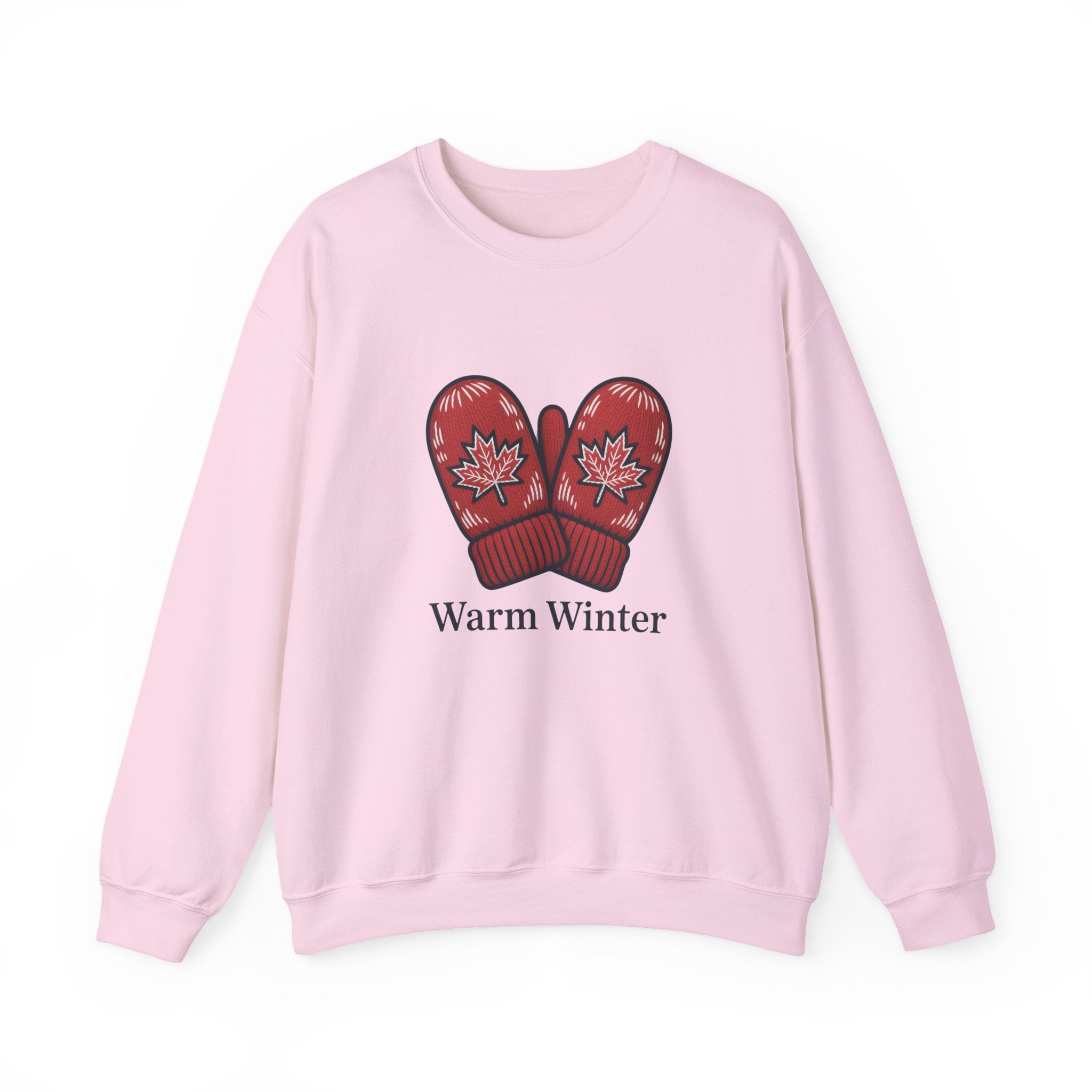 Warm Winter Red Mitten Crewneck Sweatshirt