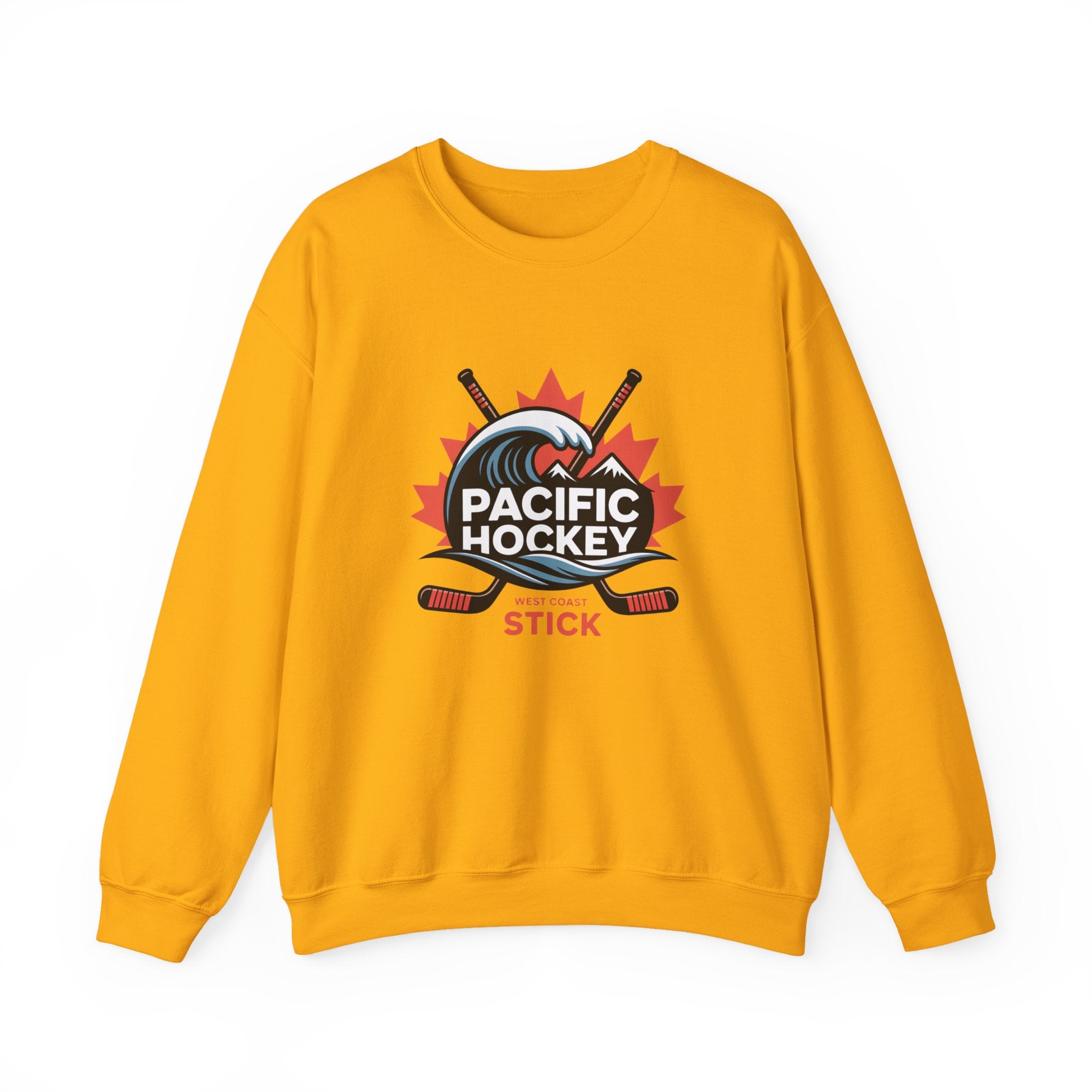 Pacific Hockey Crewneck Sweatshirt – Vintage Hockey Logo Pullover