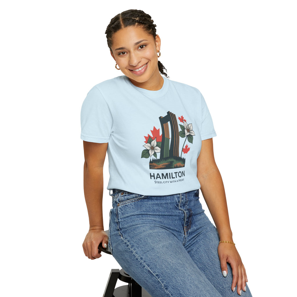 Hamilton Landmark Tee — 'Steel City with a Heart' Graphic T-Shirt