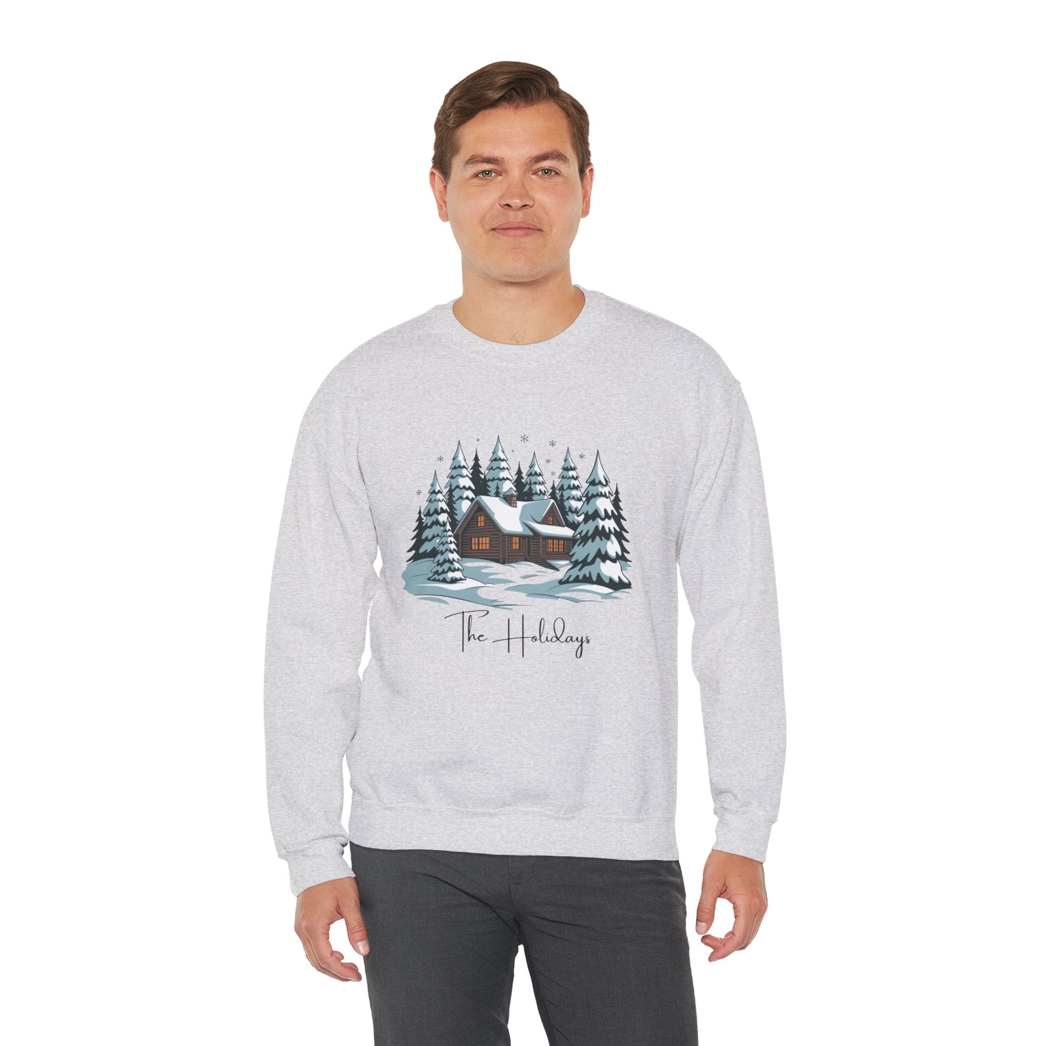 Holiday Cabin Sweatshirt — The Holidays Winter Crewneck