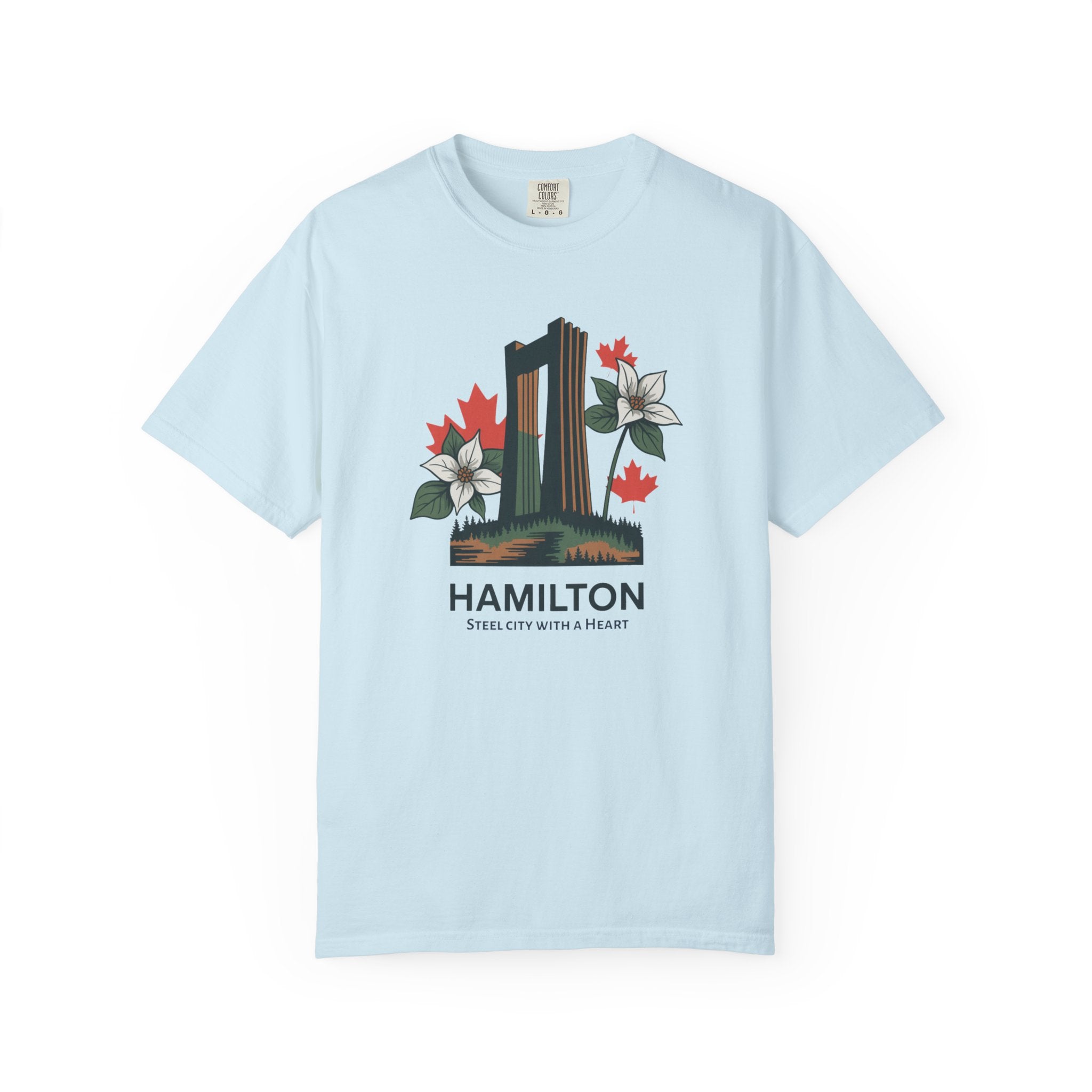 Hamilton Landmark Tee — 'Steel City with a Heart' Graphic T-Shirt