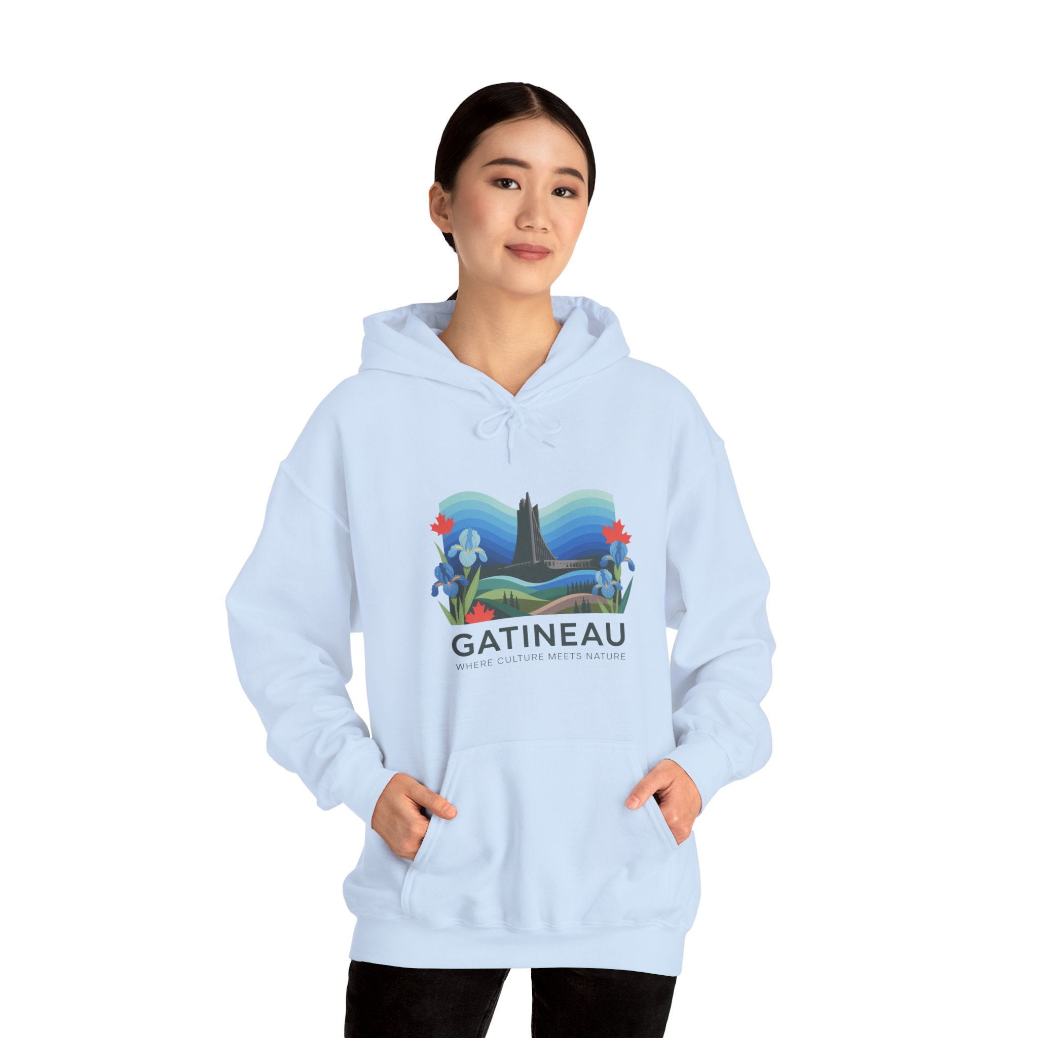 Gatineau Scenic Hoodie — Nature Park Landscape Graphic Sweatshirt