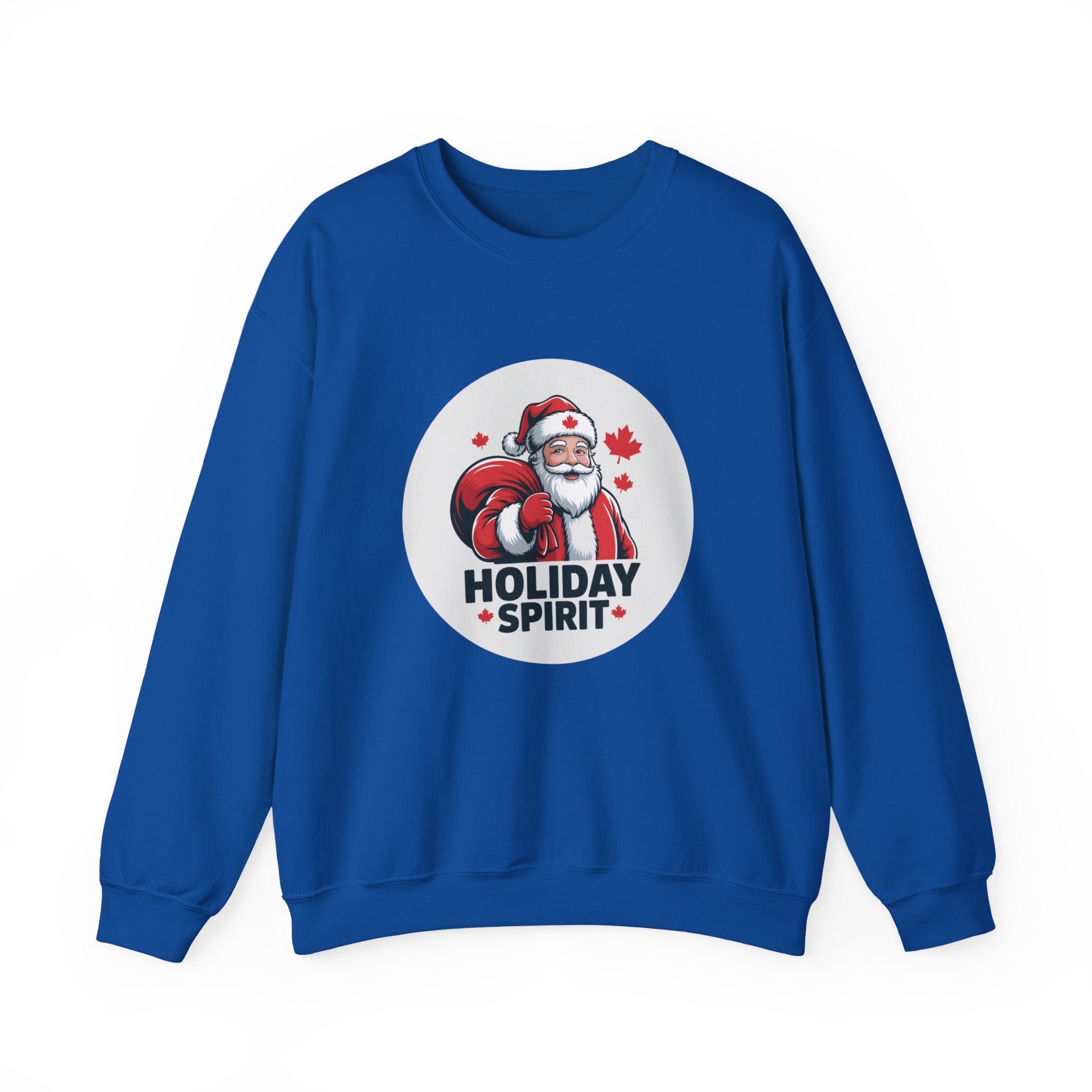 Holiday Spirit Sweatshirt — Santa Claus Christmas Crewneck