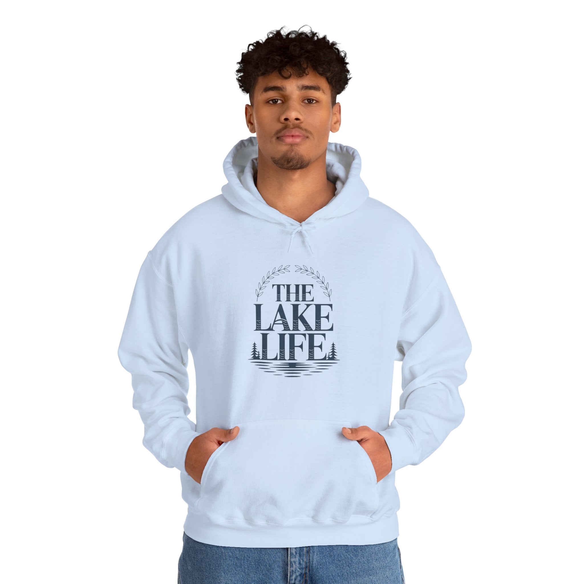 Lake Life Hoodie — "The Lake Life" Cozy Outdoor Cabin Hoodie