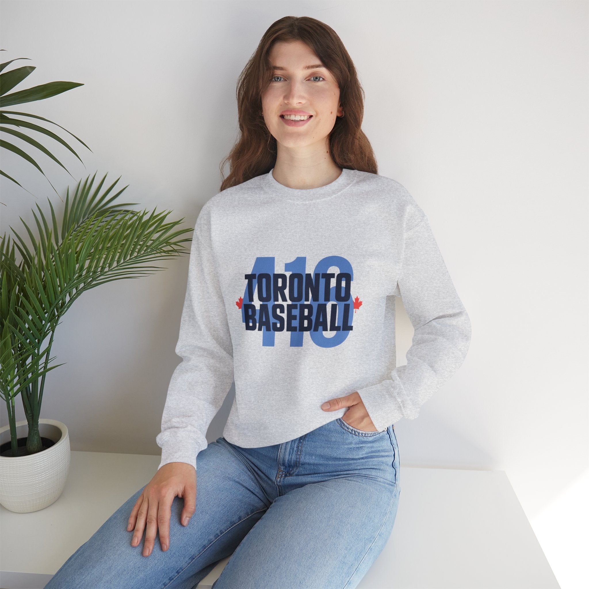 Toronto Baseball 416 Sweatshirt – Retro Toronto Blue Crewneck