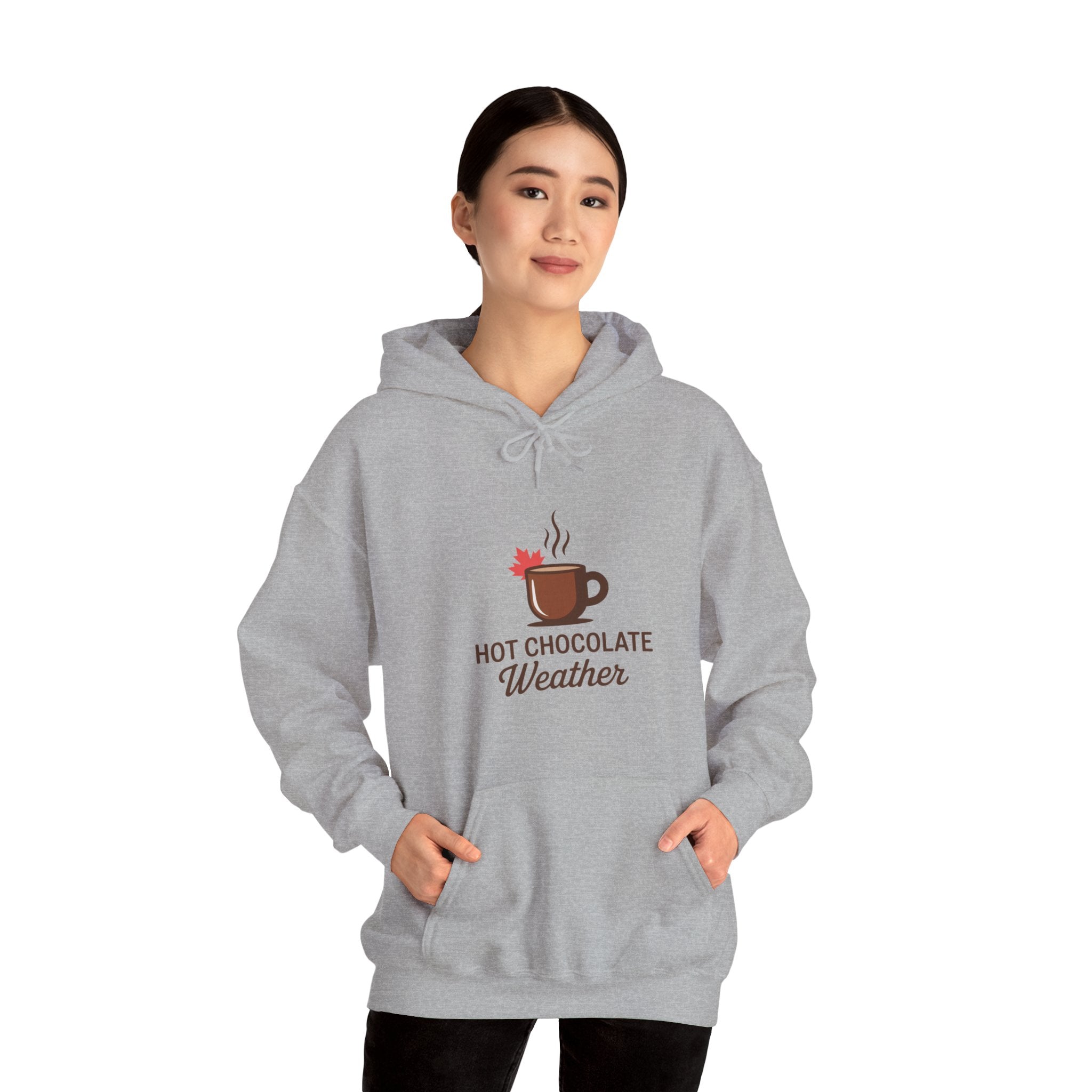 Hot Chocolate Weather Hoodie — Cozy Winter Cocoa Sweatshirt