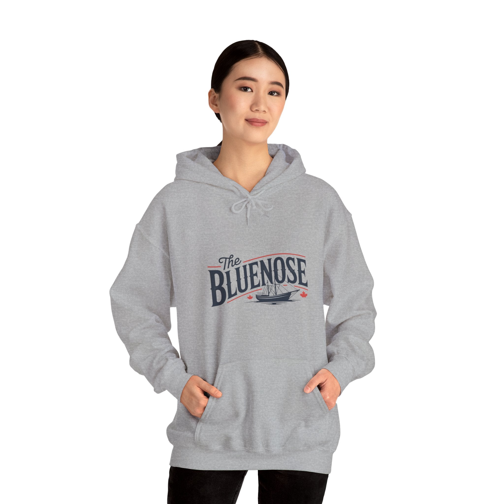 Bluenose Hoodie — Vintage Maritime Boat Logo Pullover