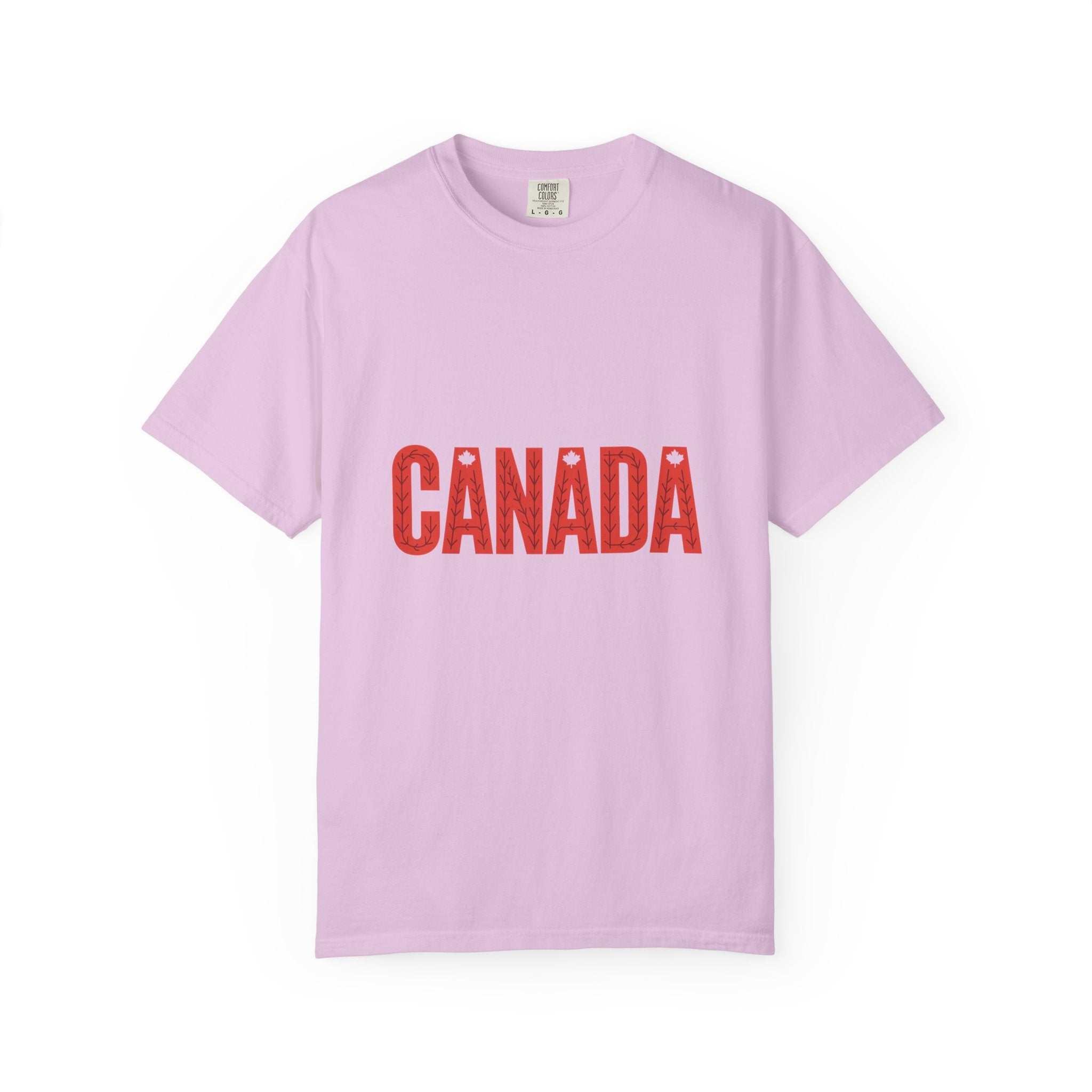 Canada Vintage-Style Graphic T-Shirt — Distressed Maple Lettering