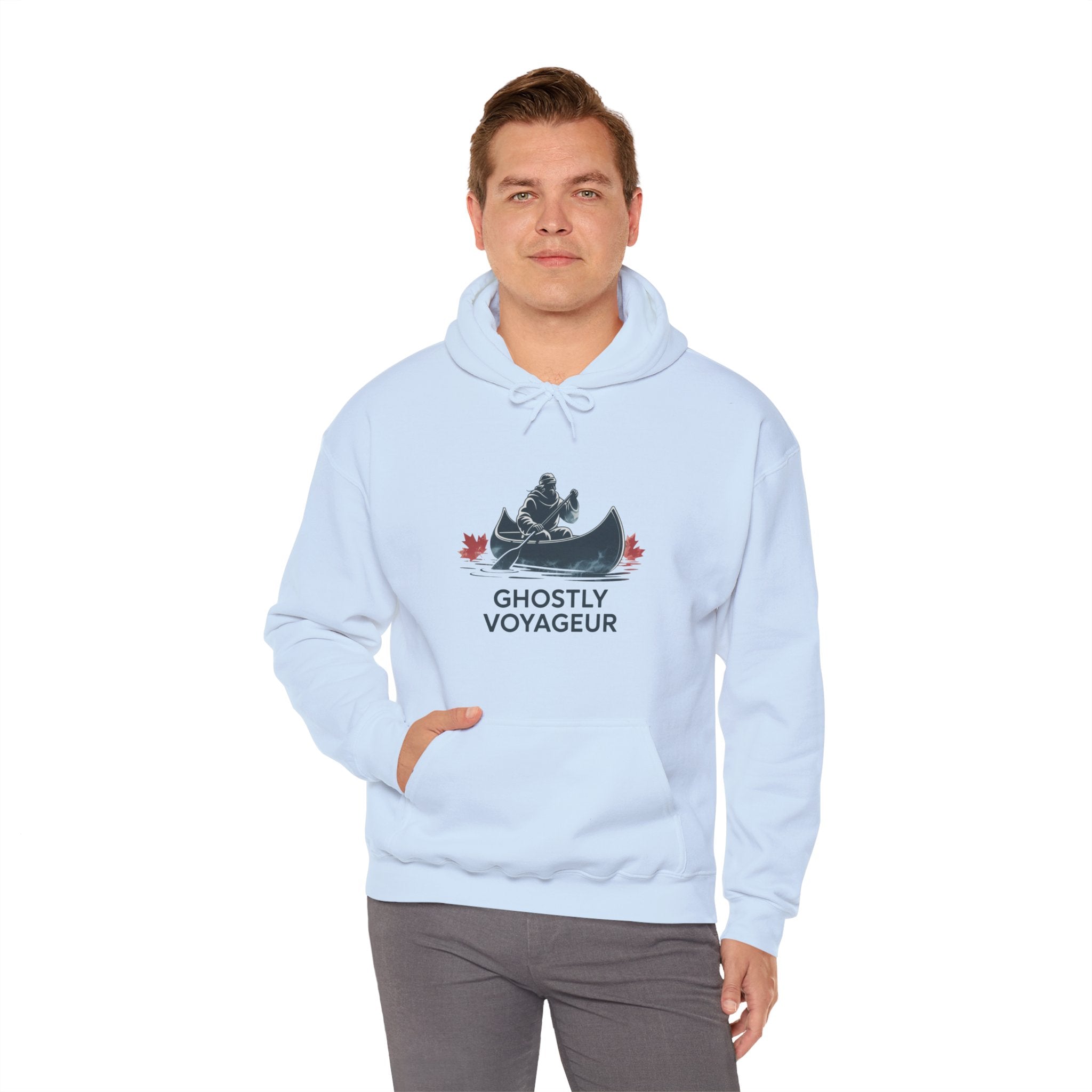 Ghostly Voyageur Canoe Hoodie