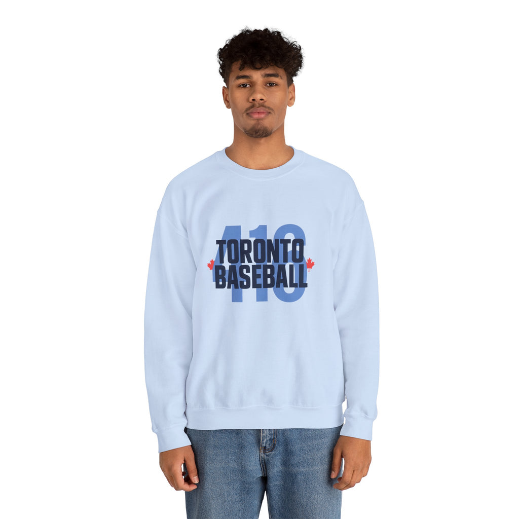 Toronto Baseball 416 Sweatshirt – Retro Toronto Blue Crewneck