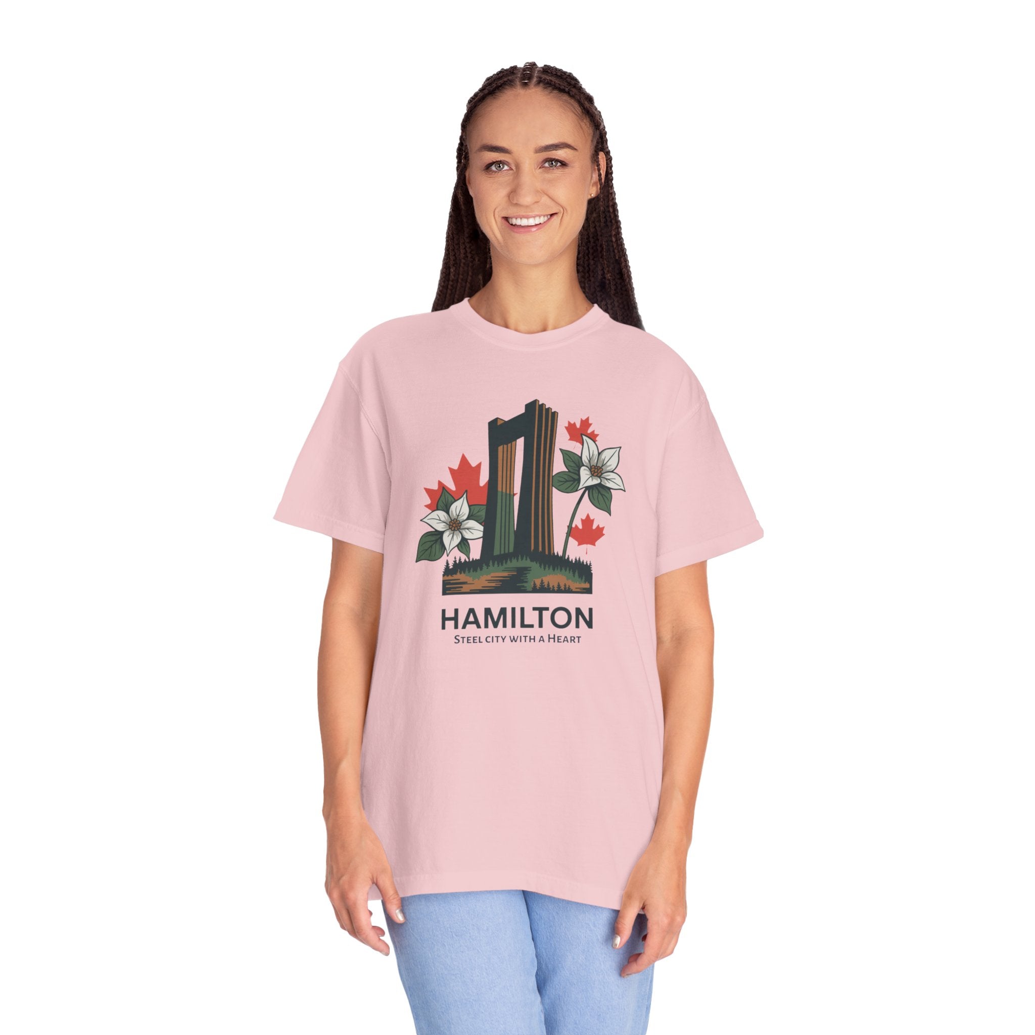Hamilton Landmark Tee — 'Steel City with a Heart' Graphic T-Shirt