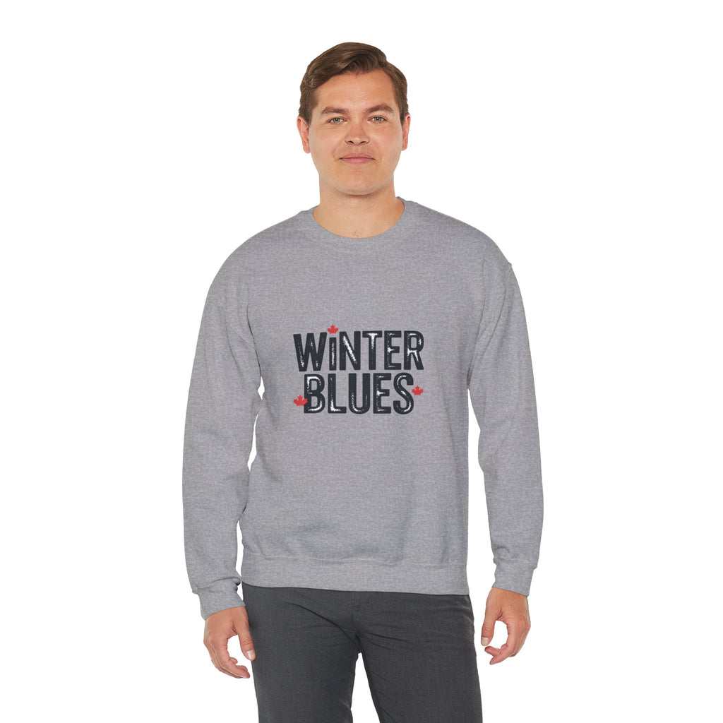 Winter Blues Sweatshirt — Cozy Seasonal Crewneck with Playful Text
