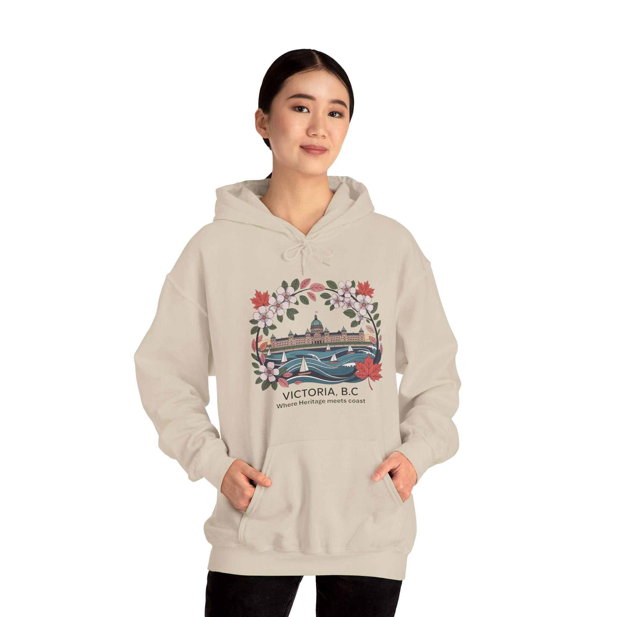 Victoria B.C. Art Design -  Hoodie