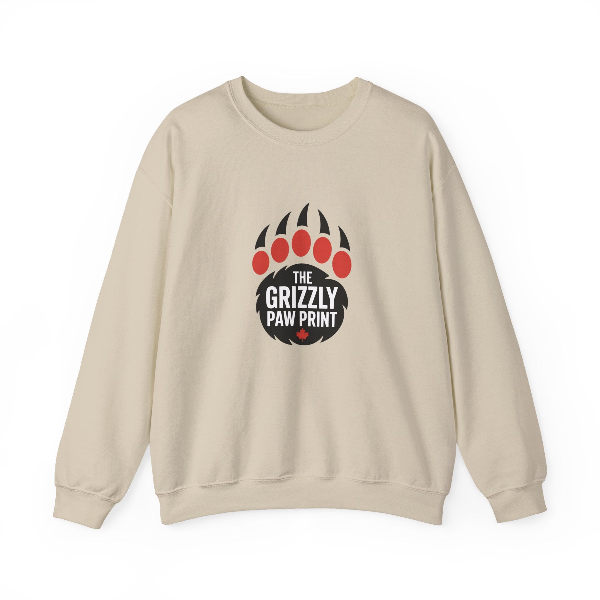 The Grizzly Paw Print Logo Crewneck - Sweatshirt